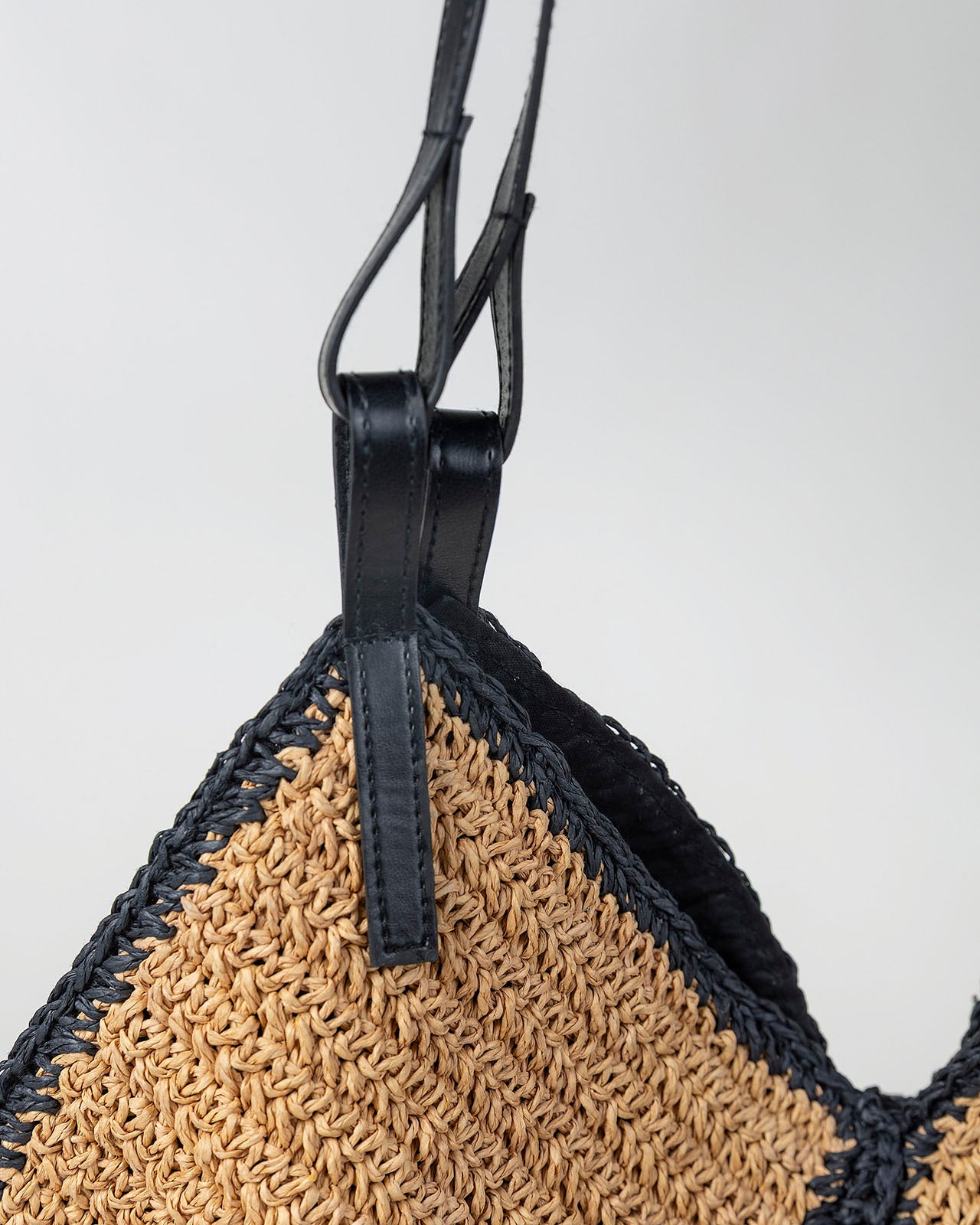 Sac en jute contrastant