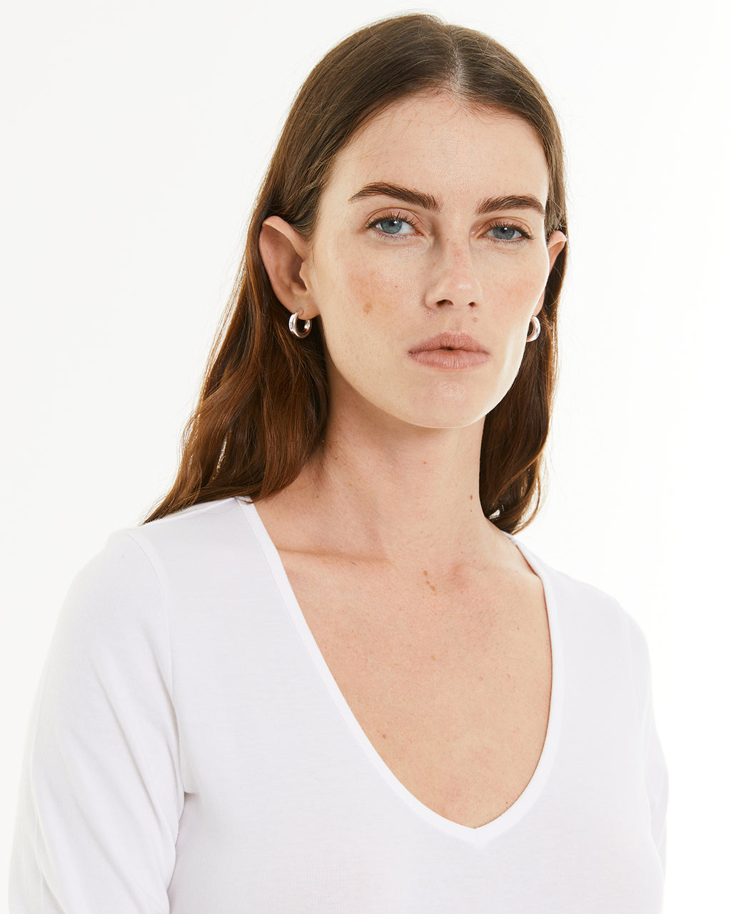 V-neck bodysuit