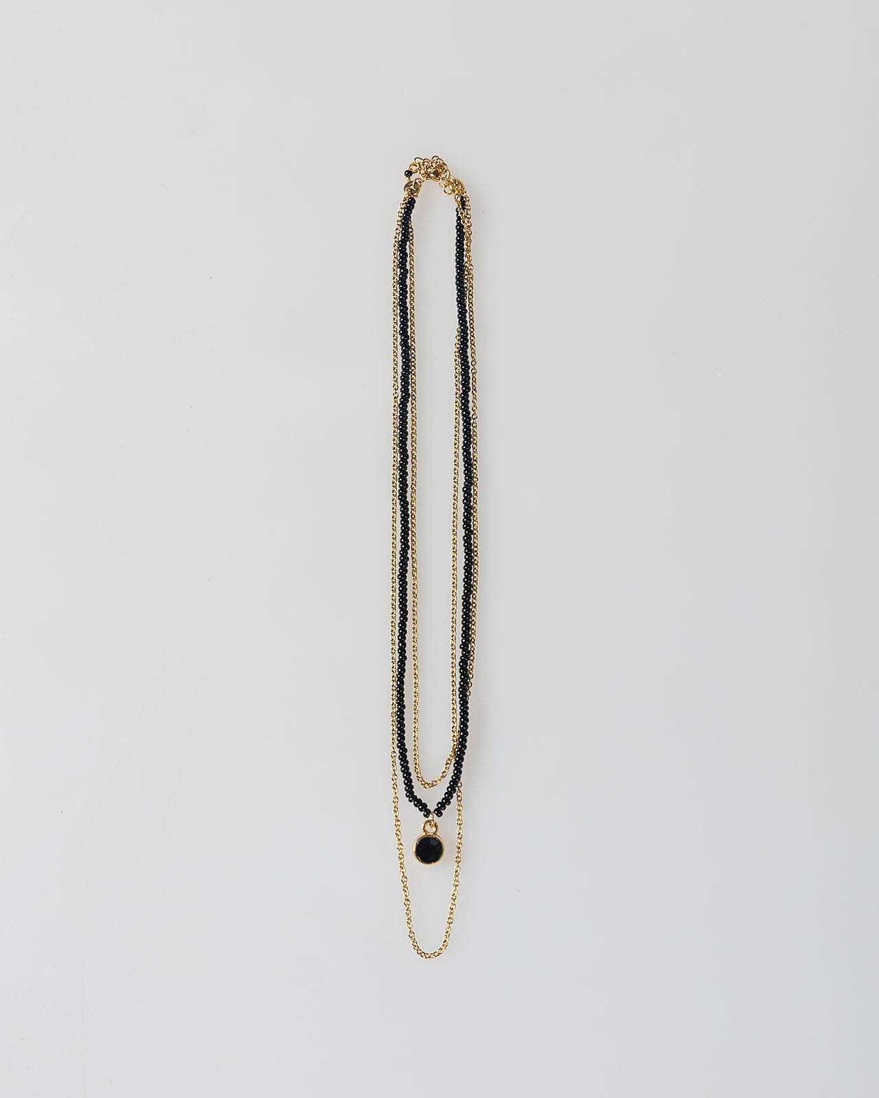 Collar doble negro
