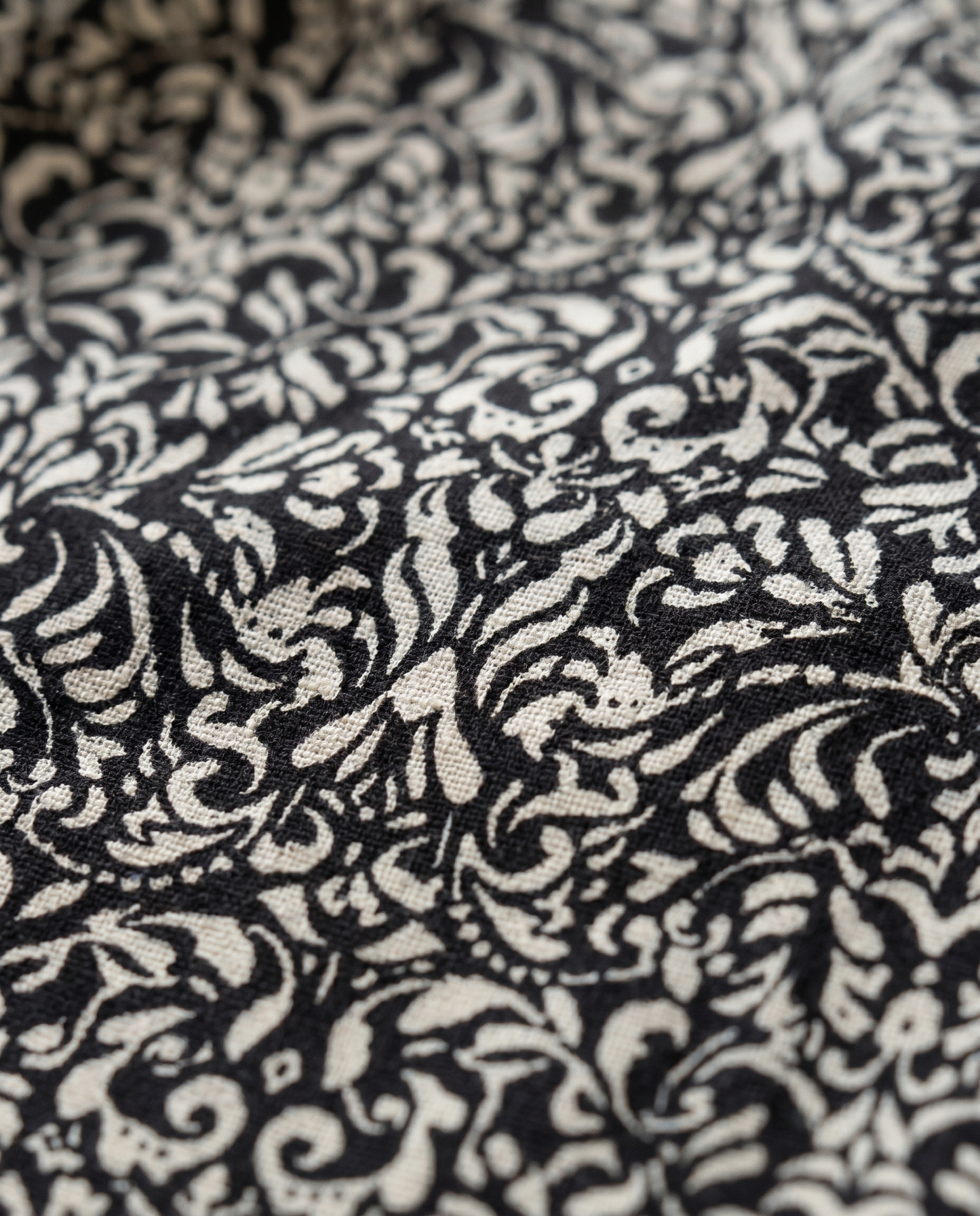 Camisa estampada cuello mao
