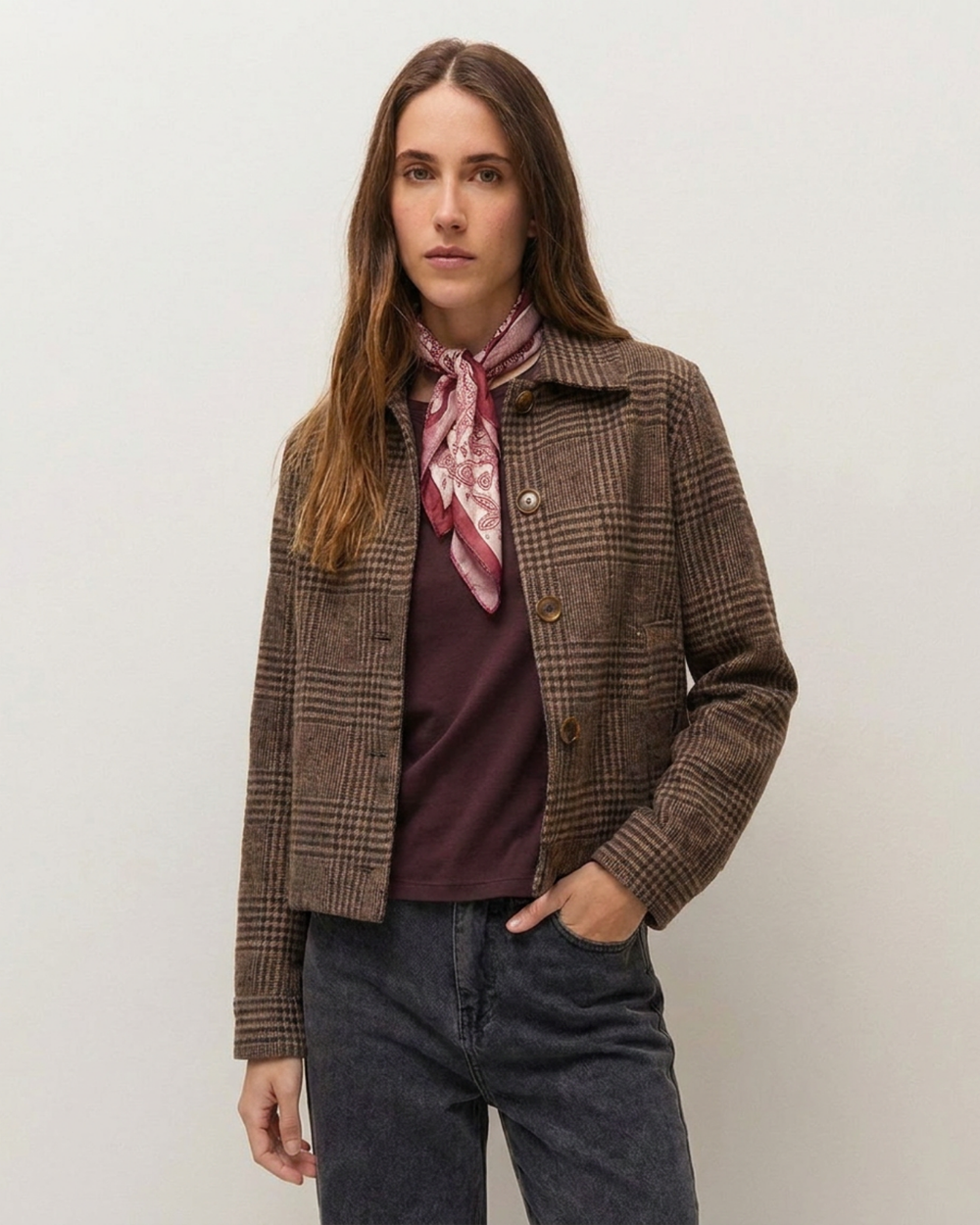 Chaqueta cuadros