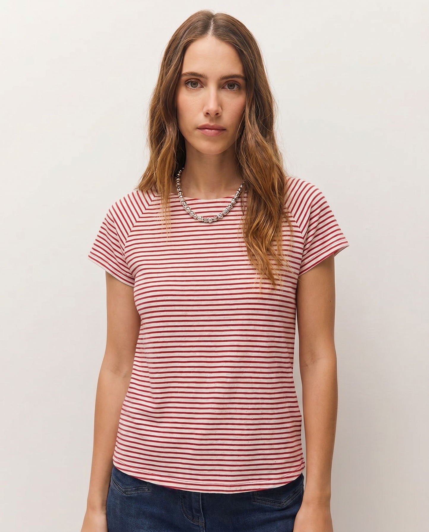 T-shirt à manches raglan effet évasé