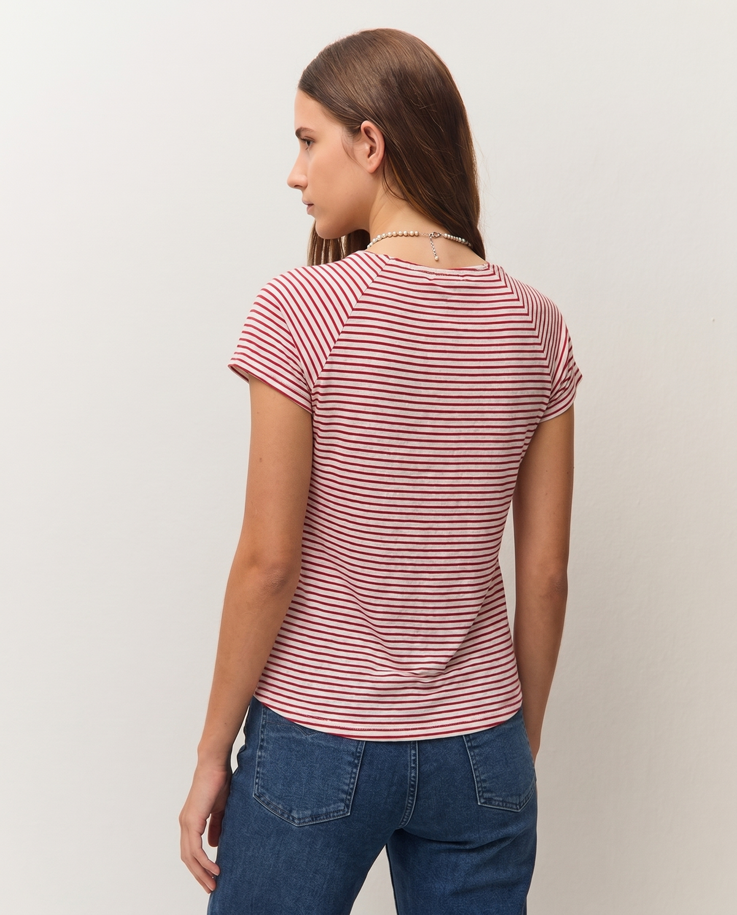 T-shirt à manches raglan effet évasé