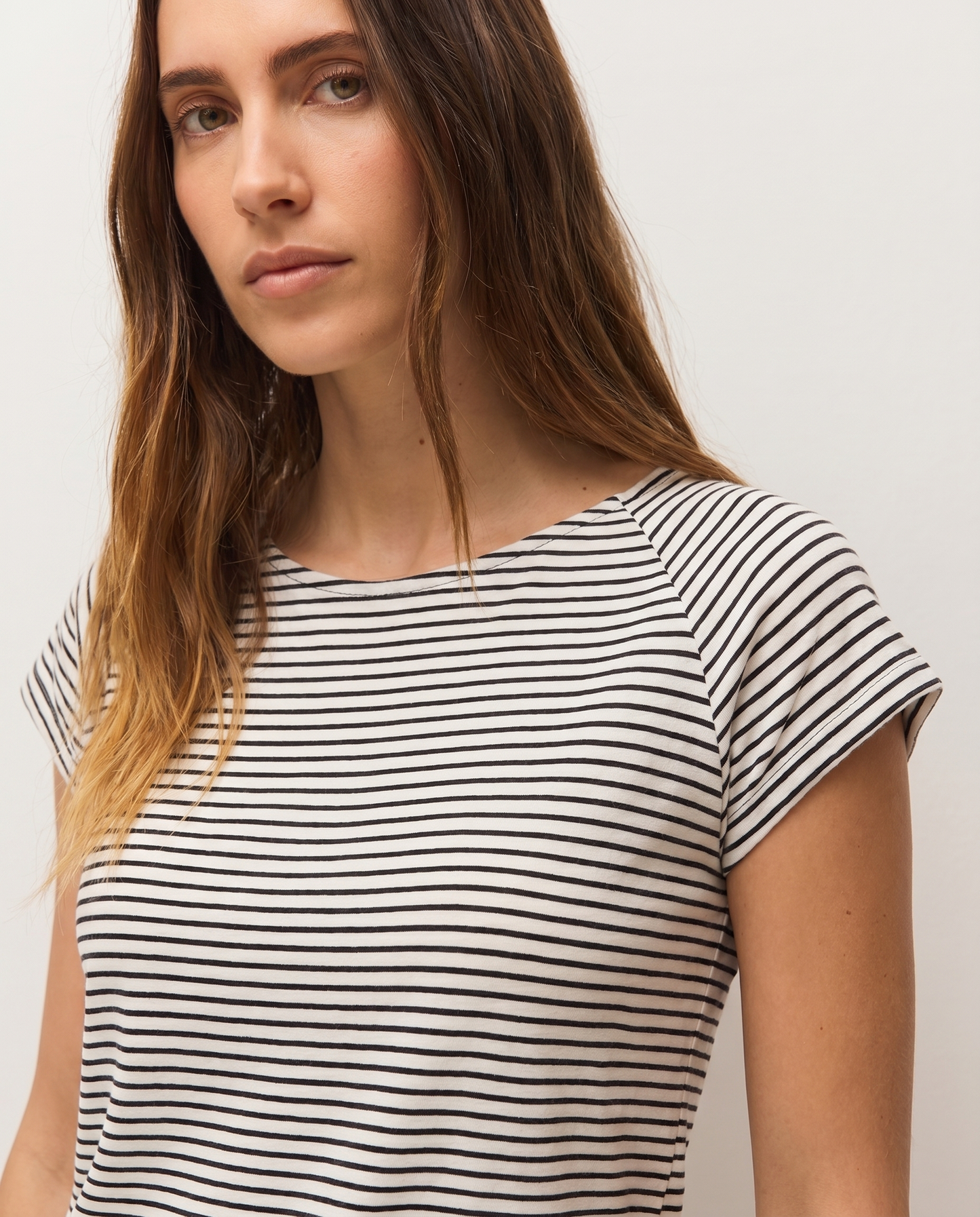 T-shirt évasé à manches raglan