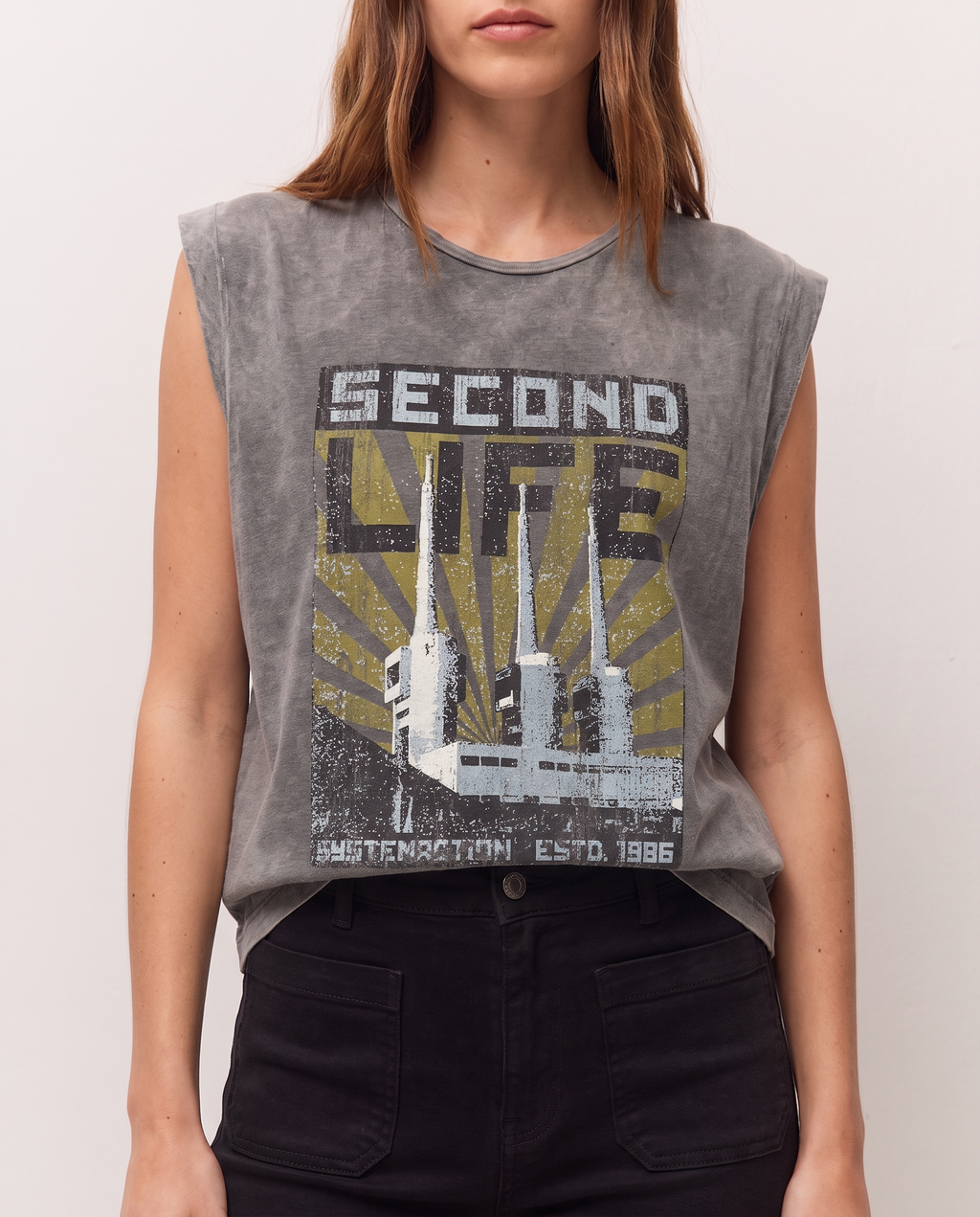 Camiseta tirantes print