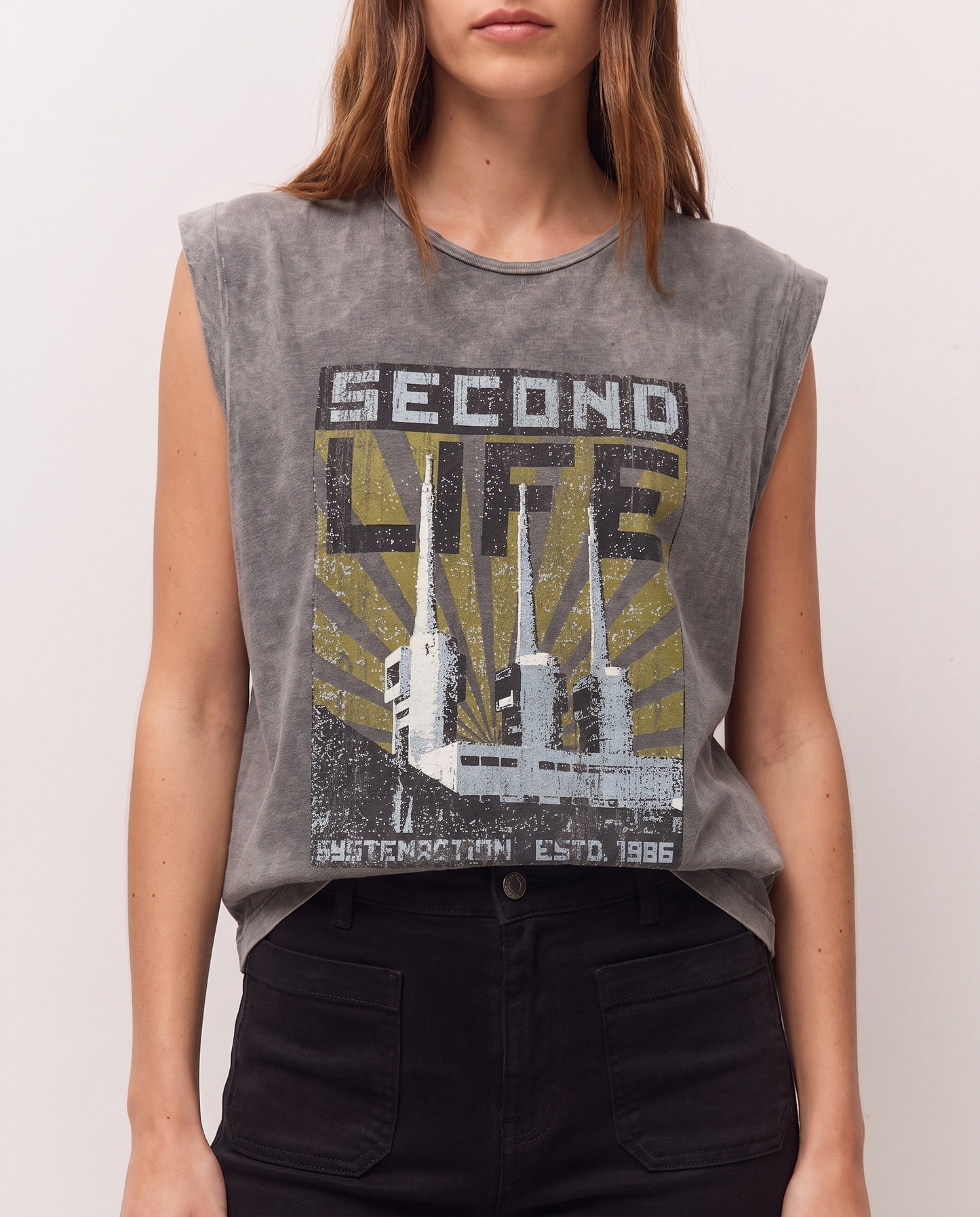 Camiseta tirantes print