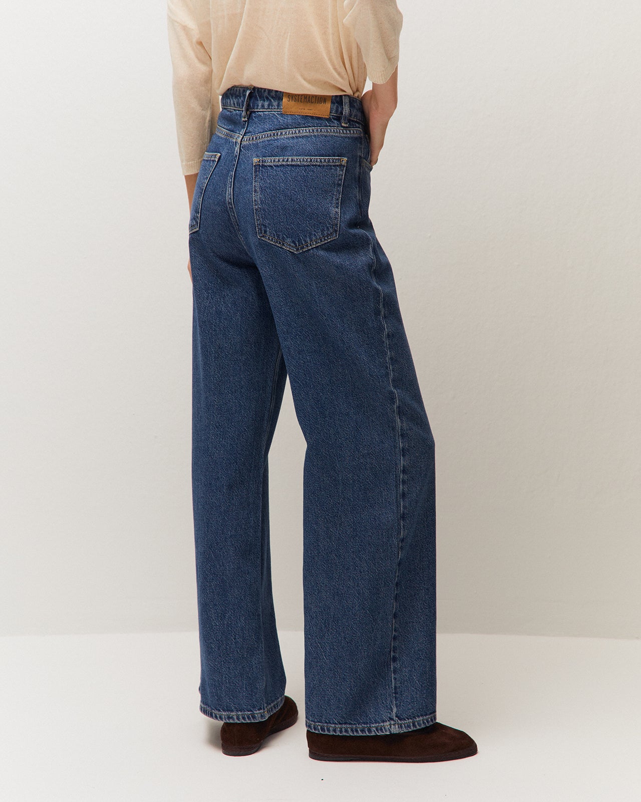 Pantalón denim fluido