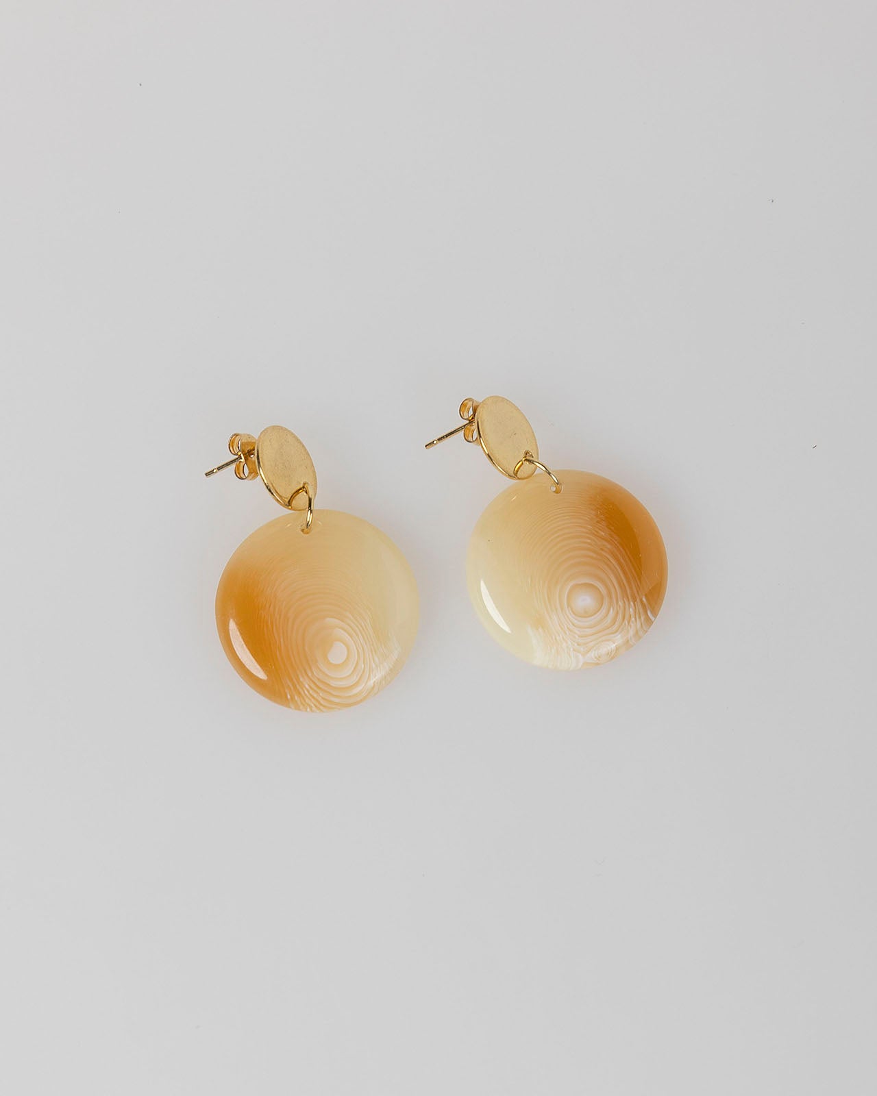 Two-tone earrings