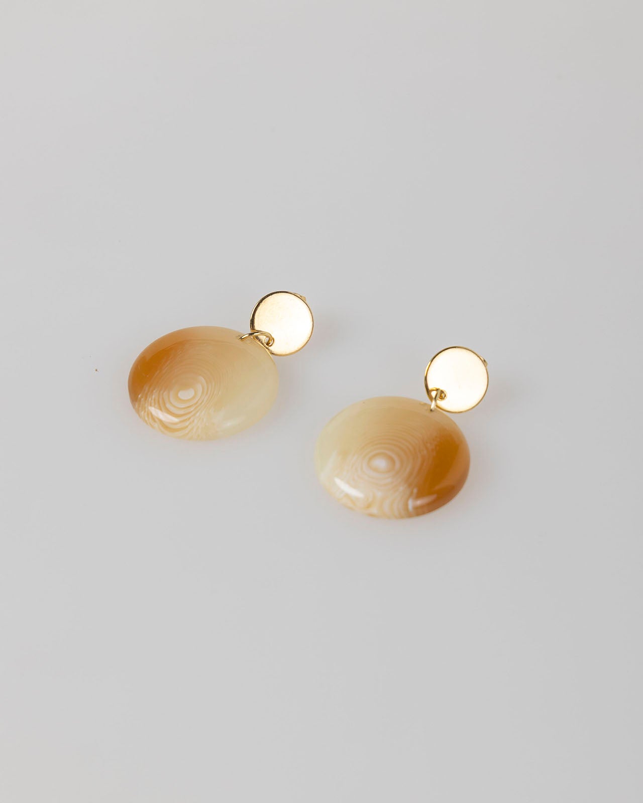 Two-tone earrings