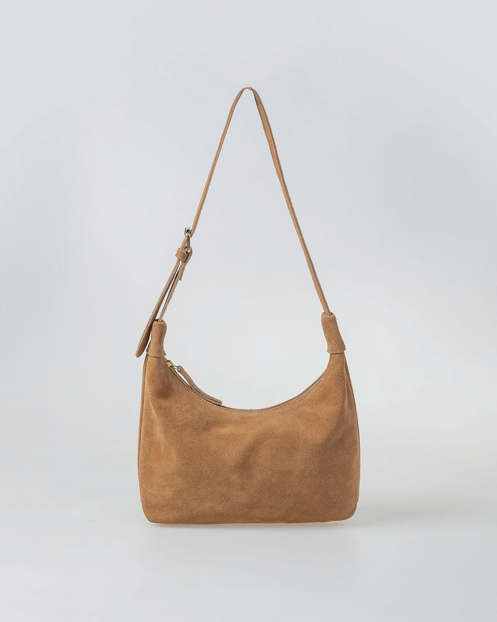 Small suede bag