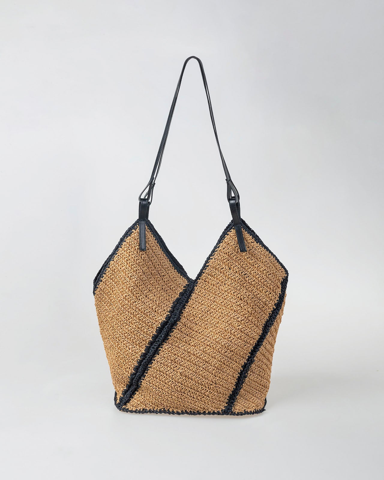 Sac en jute contrastant
