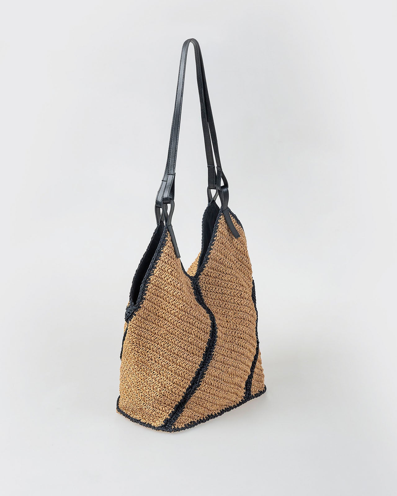 Sac en jute contrastant