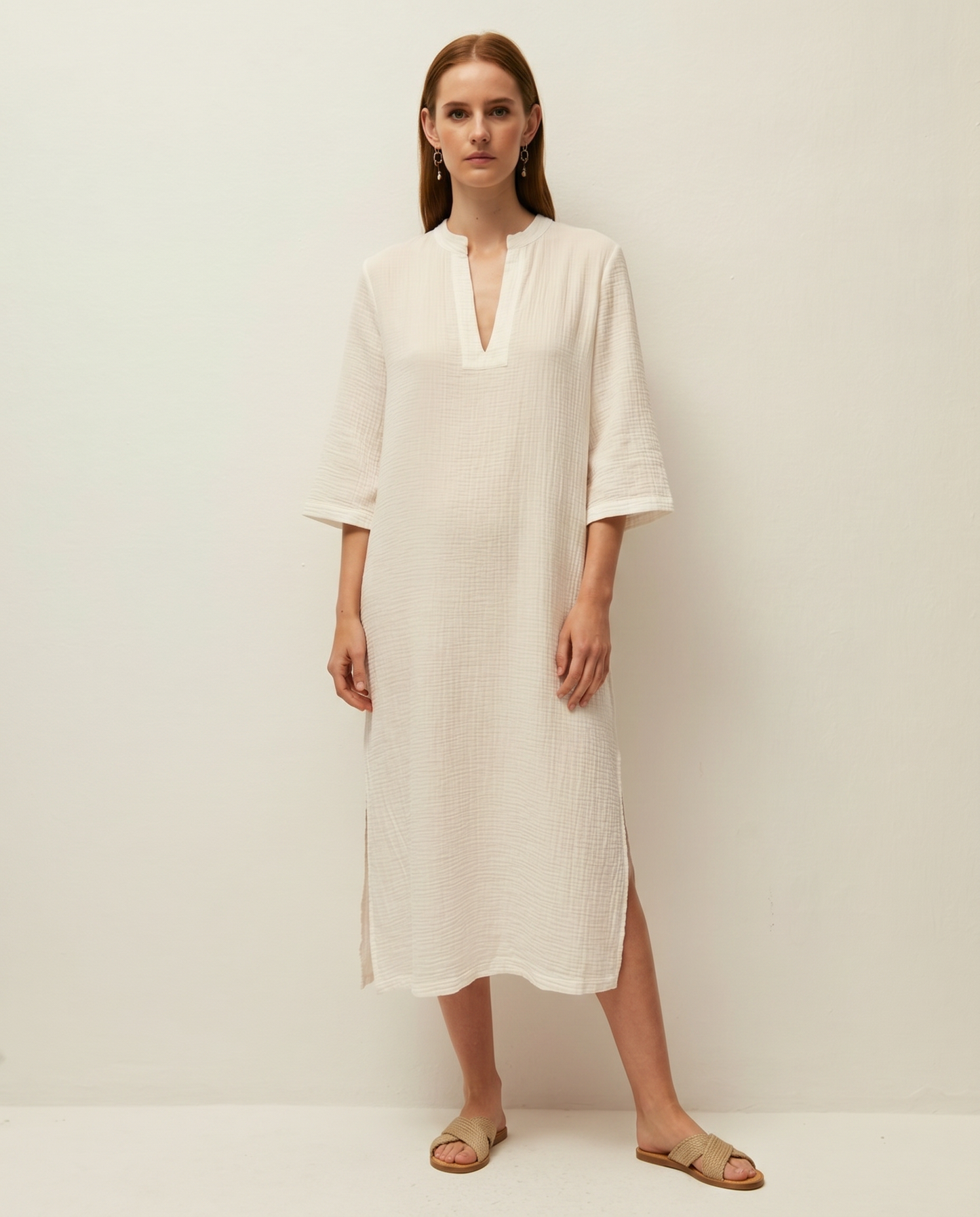 Vestido midi  kaftan.