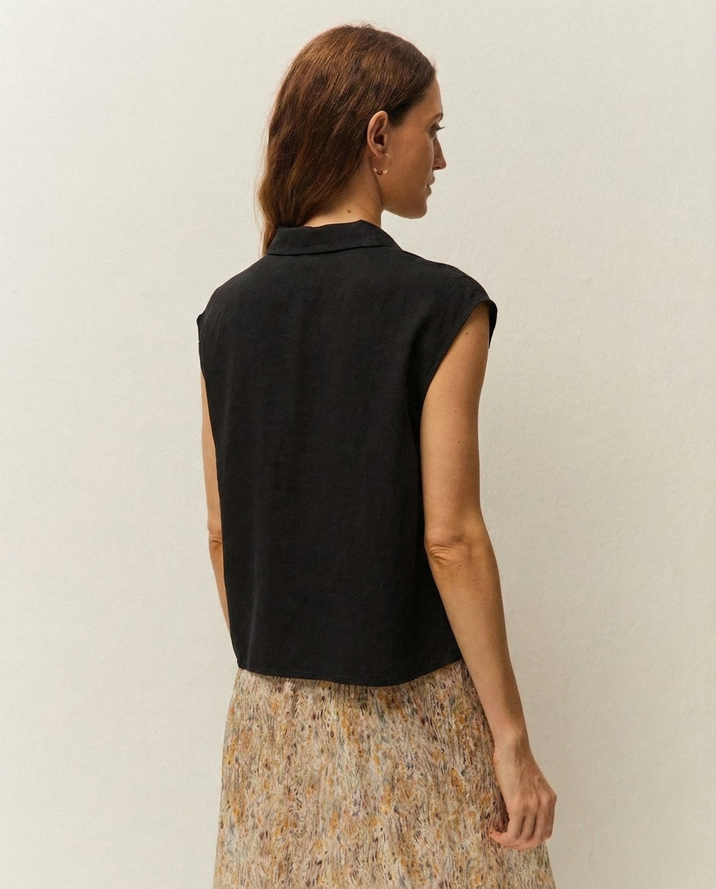 Shirt with a washed effect