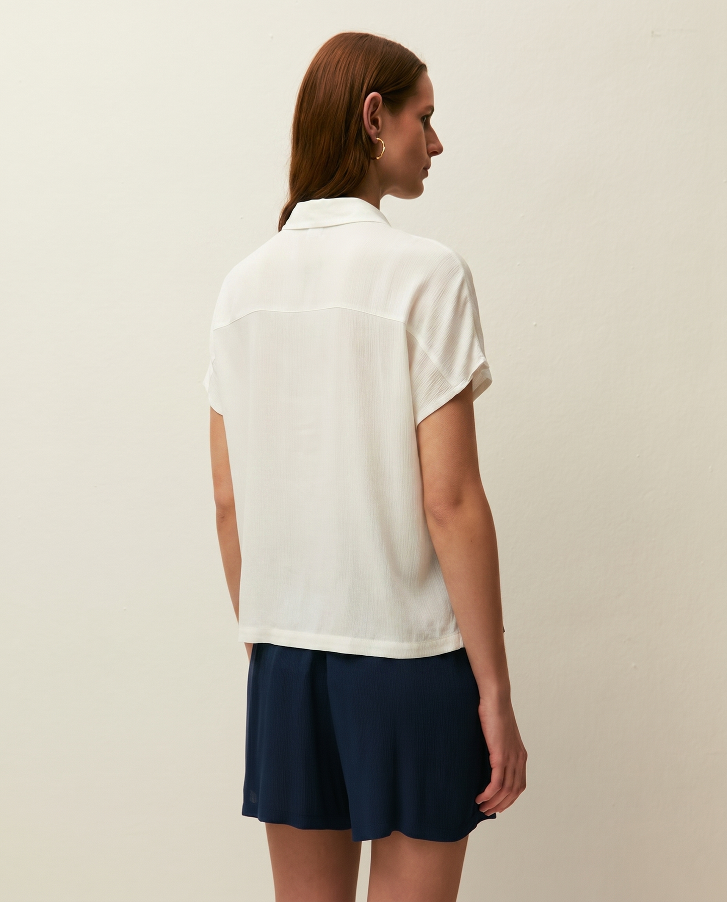Camisa bambula bolsillos