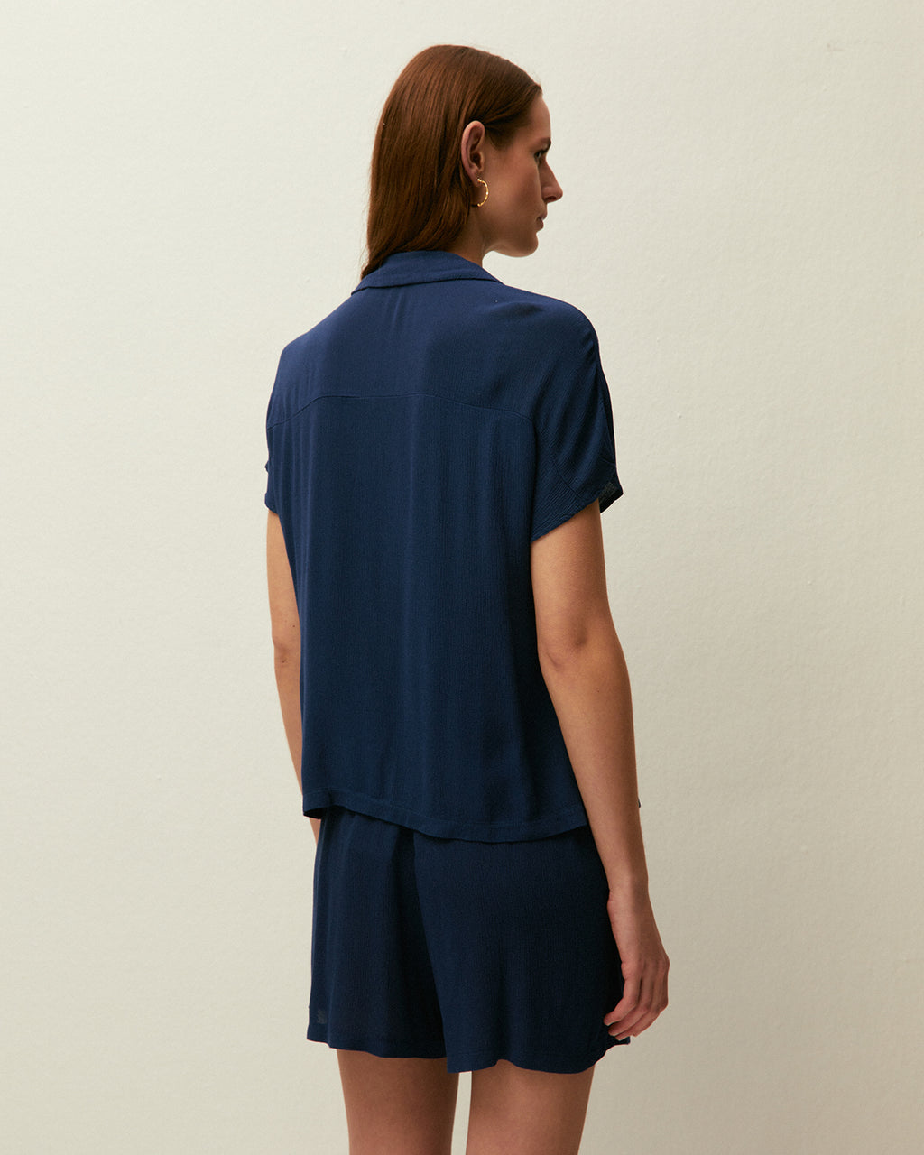 Camisa bambula bolsillos
