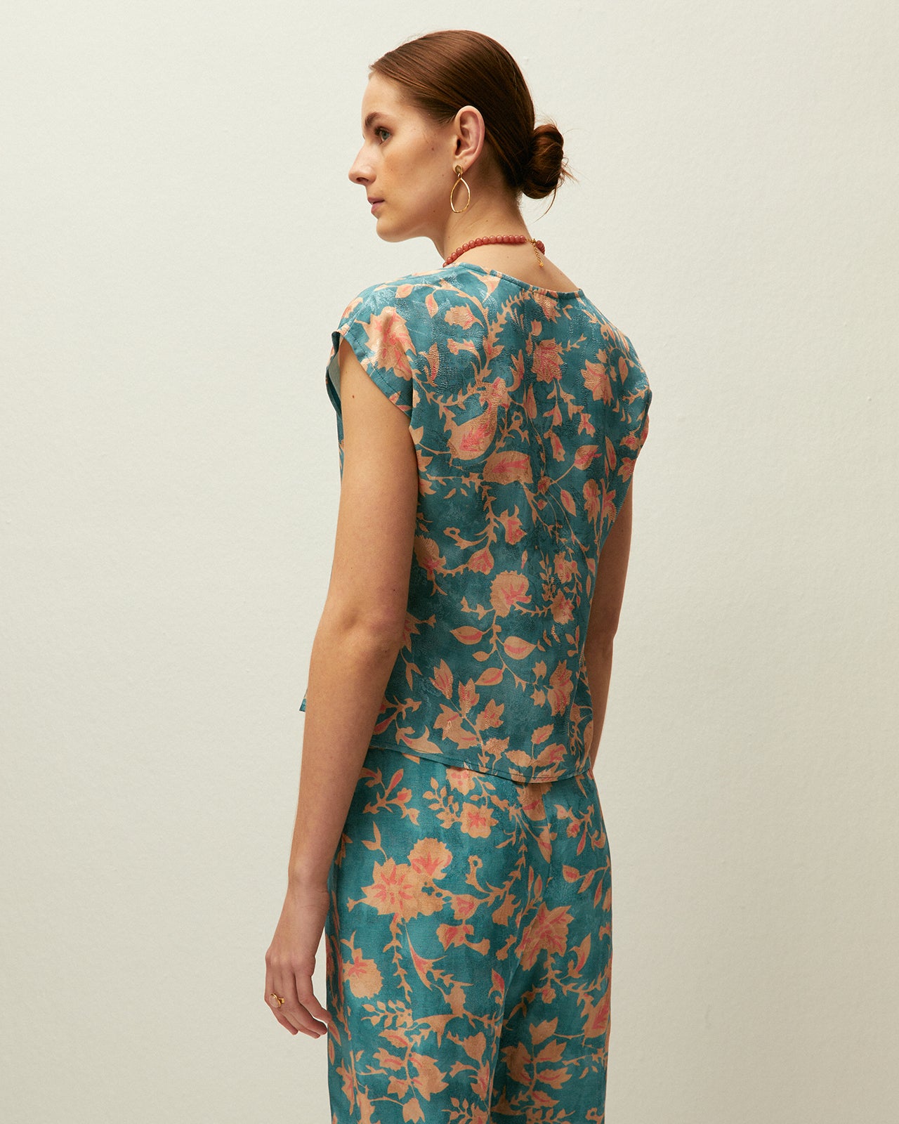 Printed short-sleeved shirt