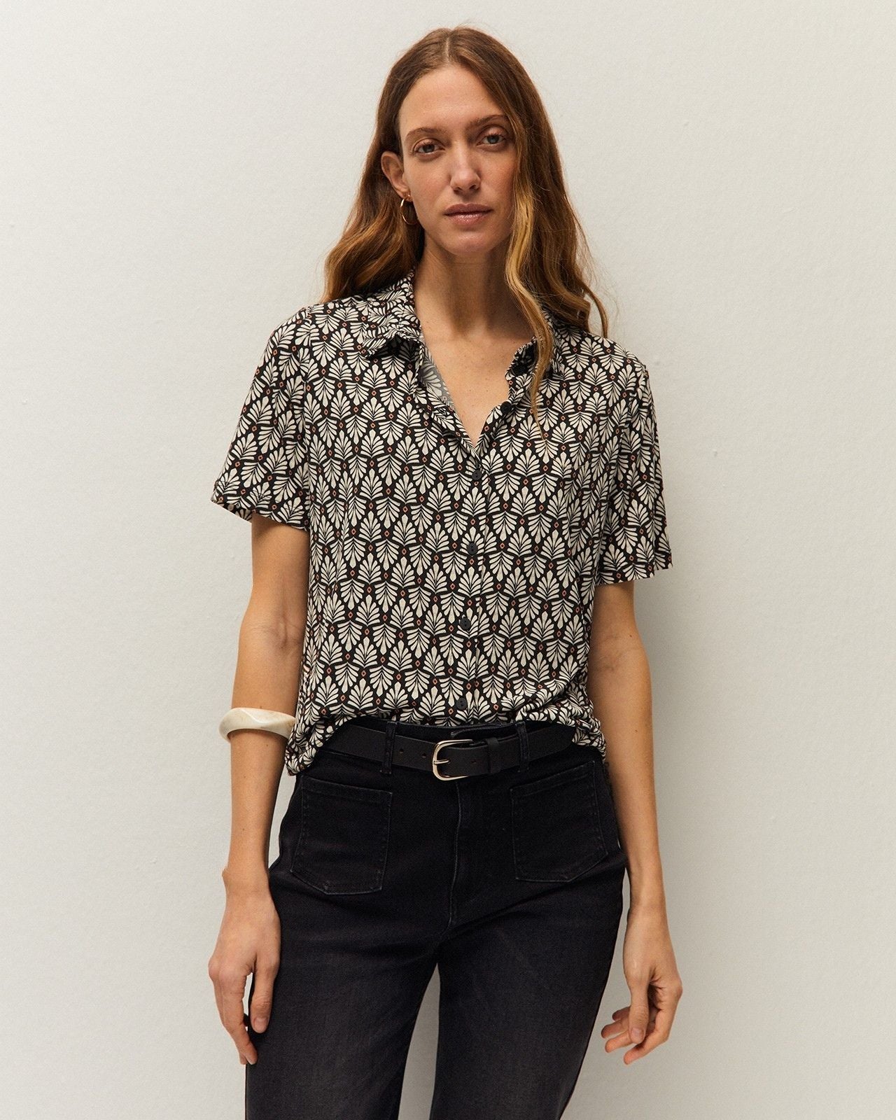 Chemise imprimé géométrique
