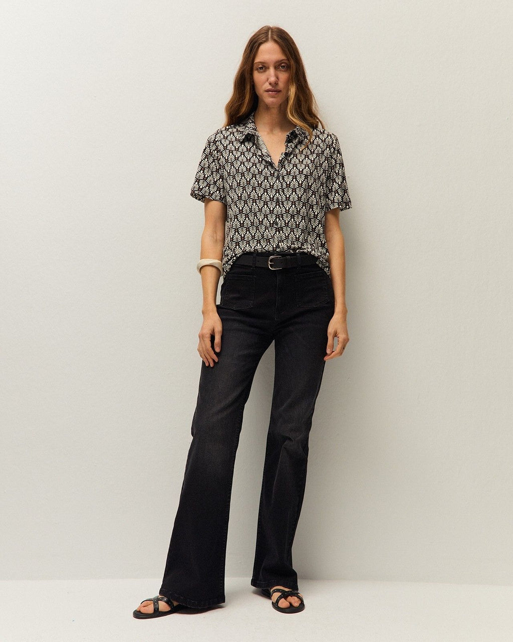 Chemise imprimé géométrique