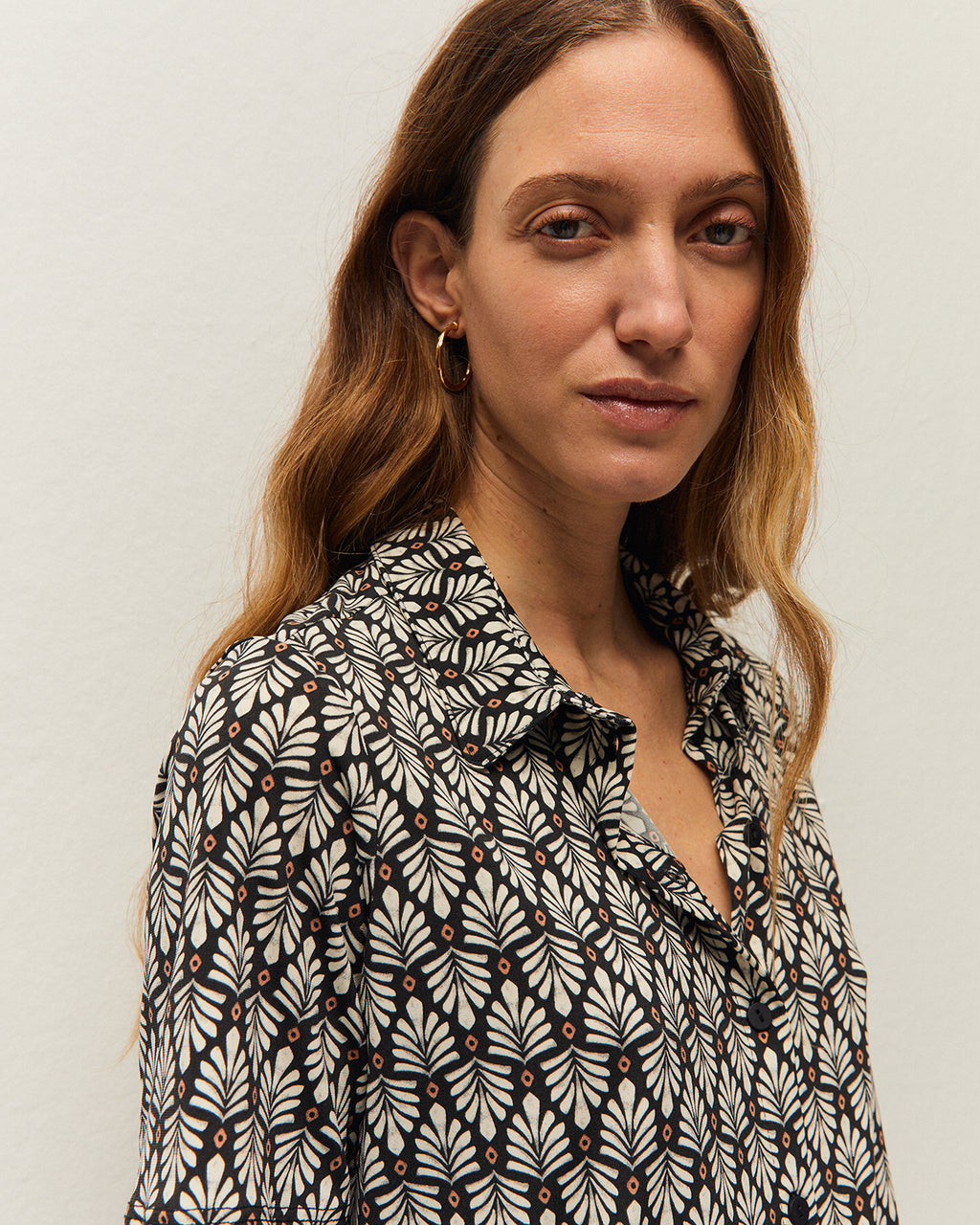 Chemise imprimé géométrique