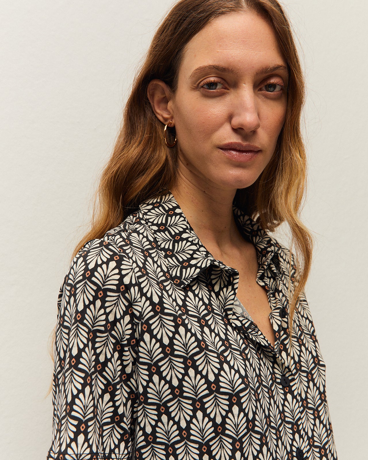 Chemise imprimé géométrique