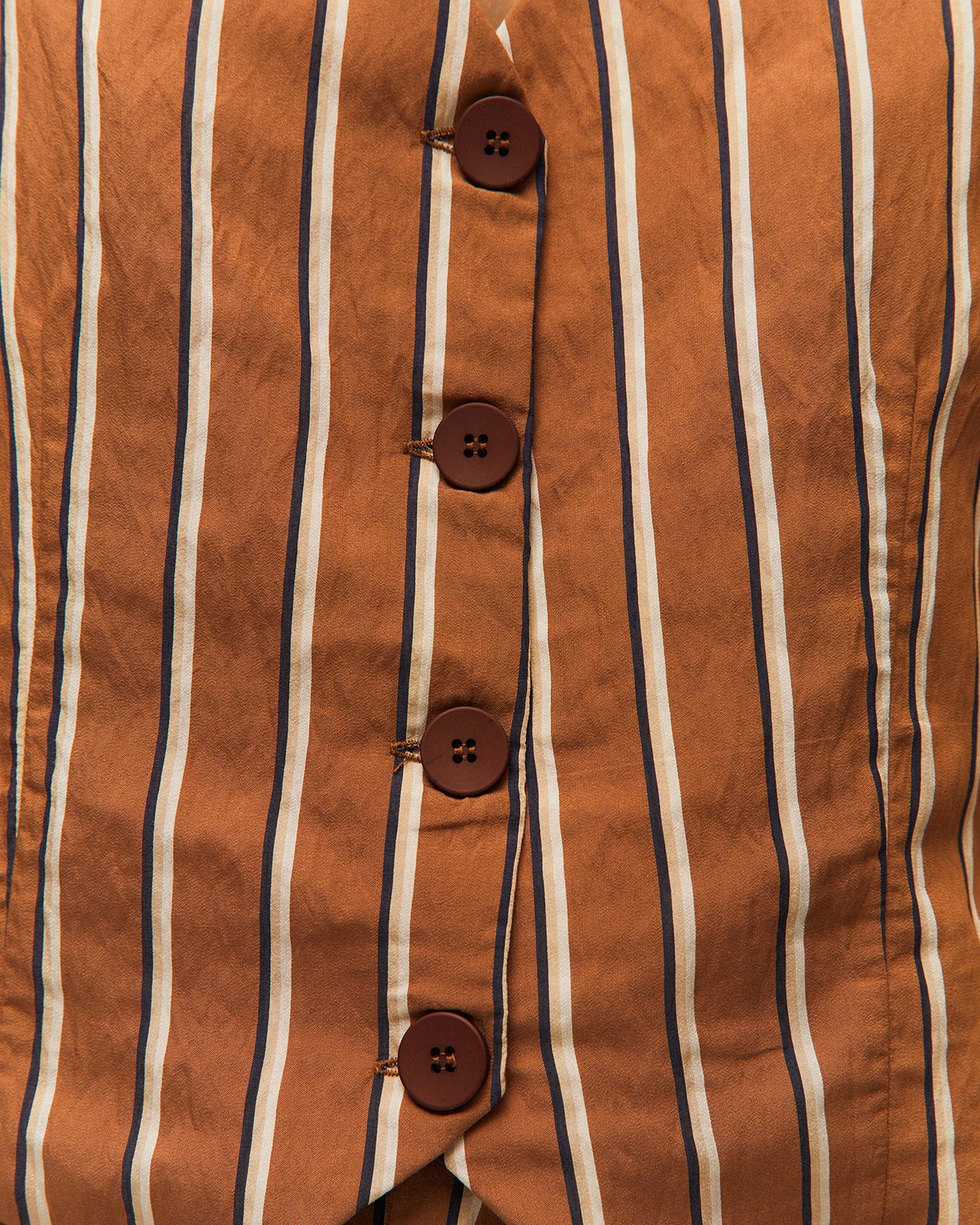 Pinstriped vest