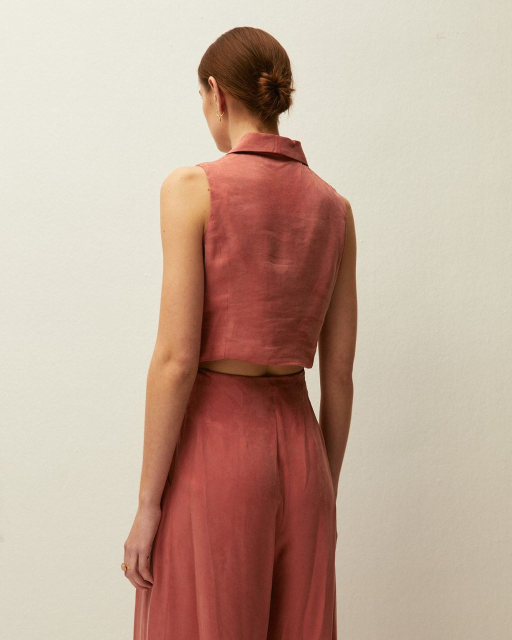 Chaleco fiesta tencel