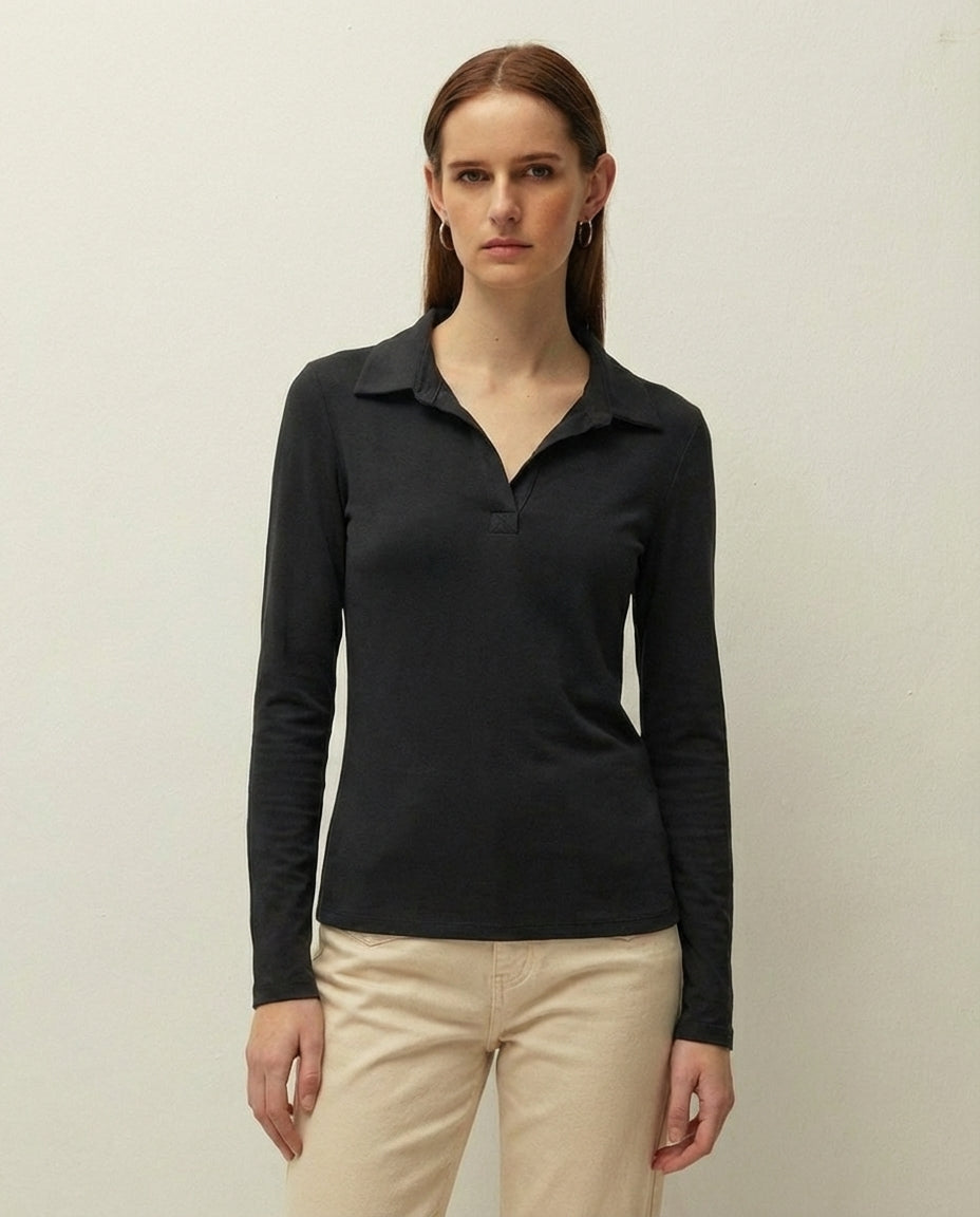 T-shirt à col polo