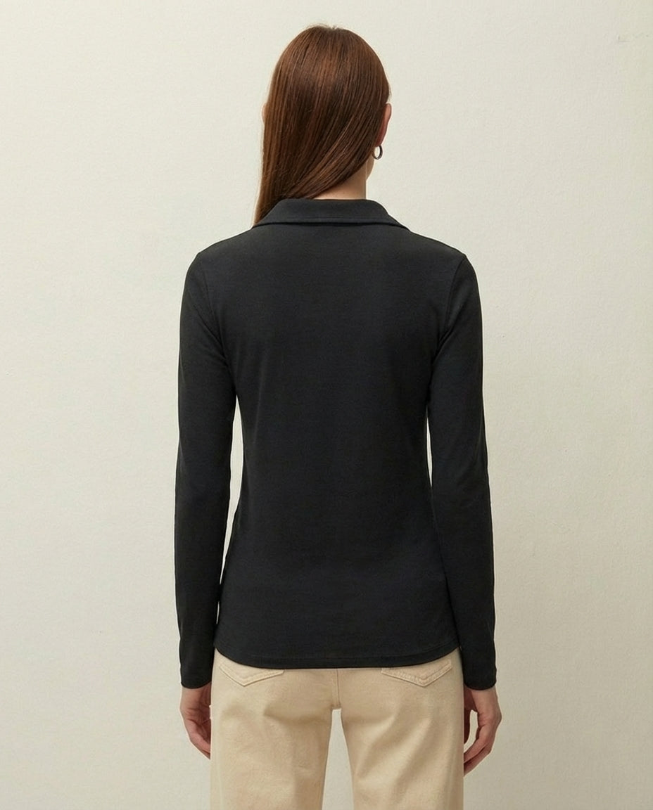 T-shirt à col polo