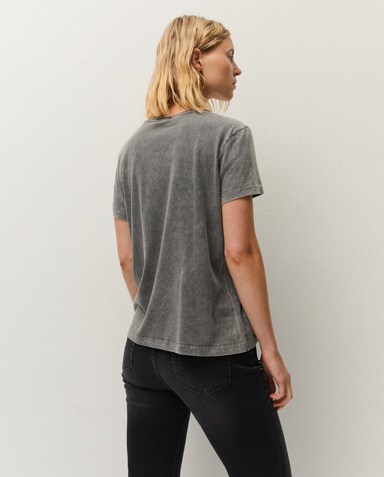 Skull print t-shirt