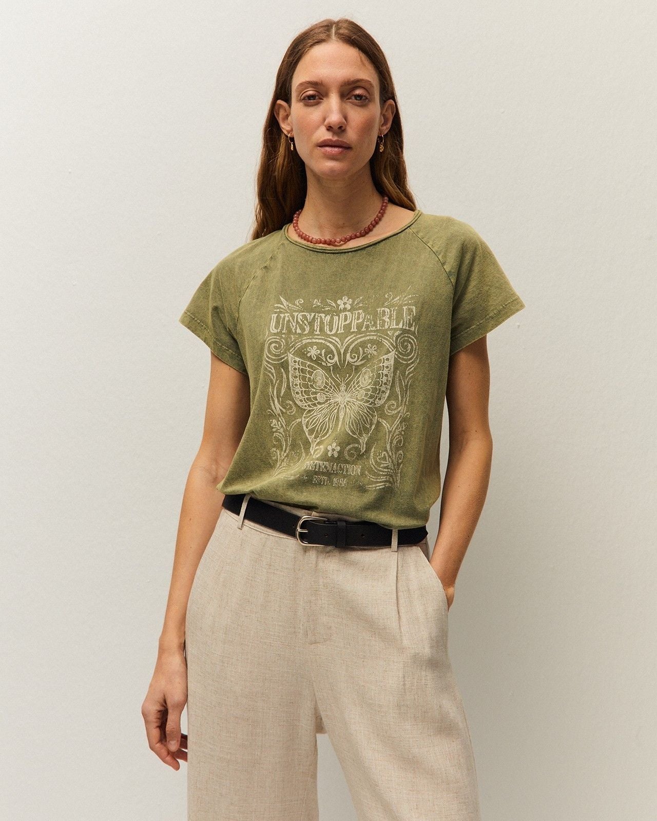 T-shirt with butterfly print
