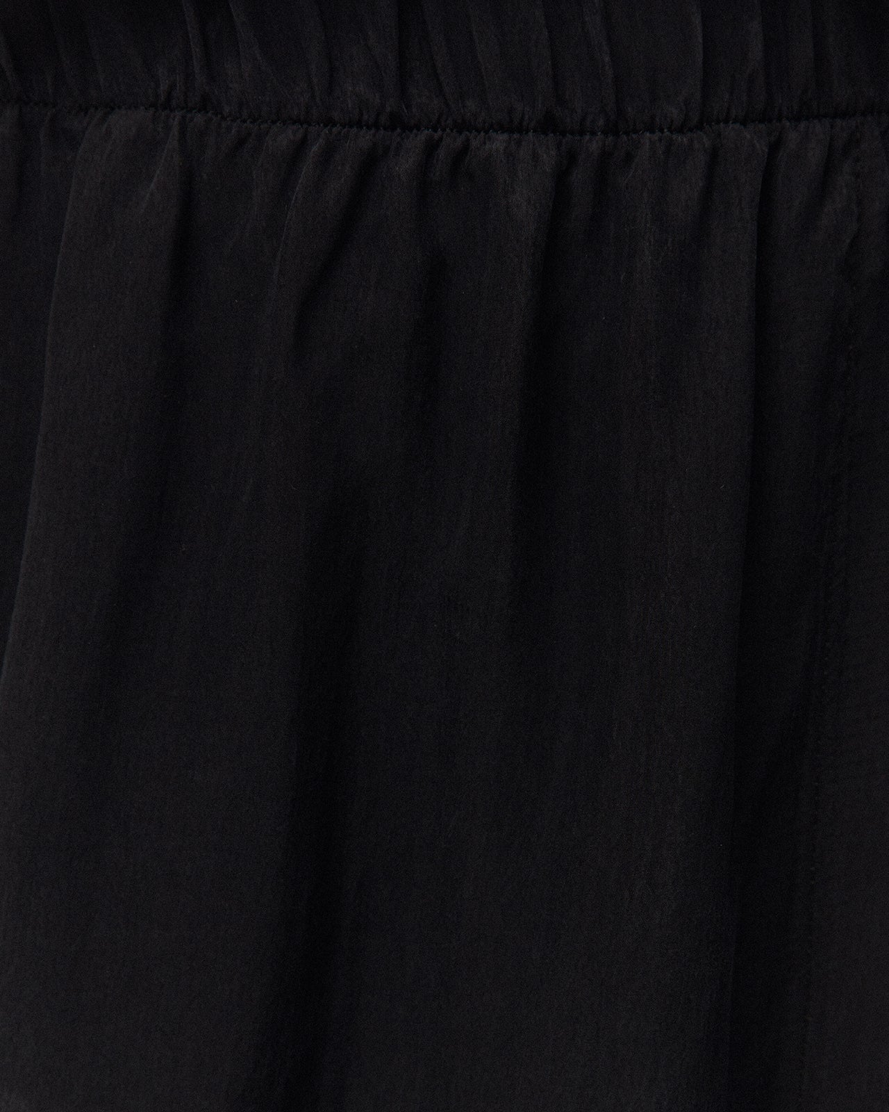 Short cupro skirt