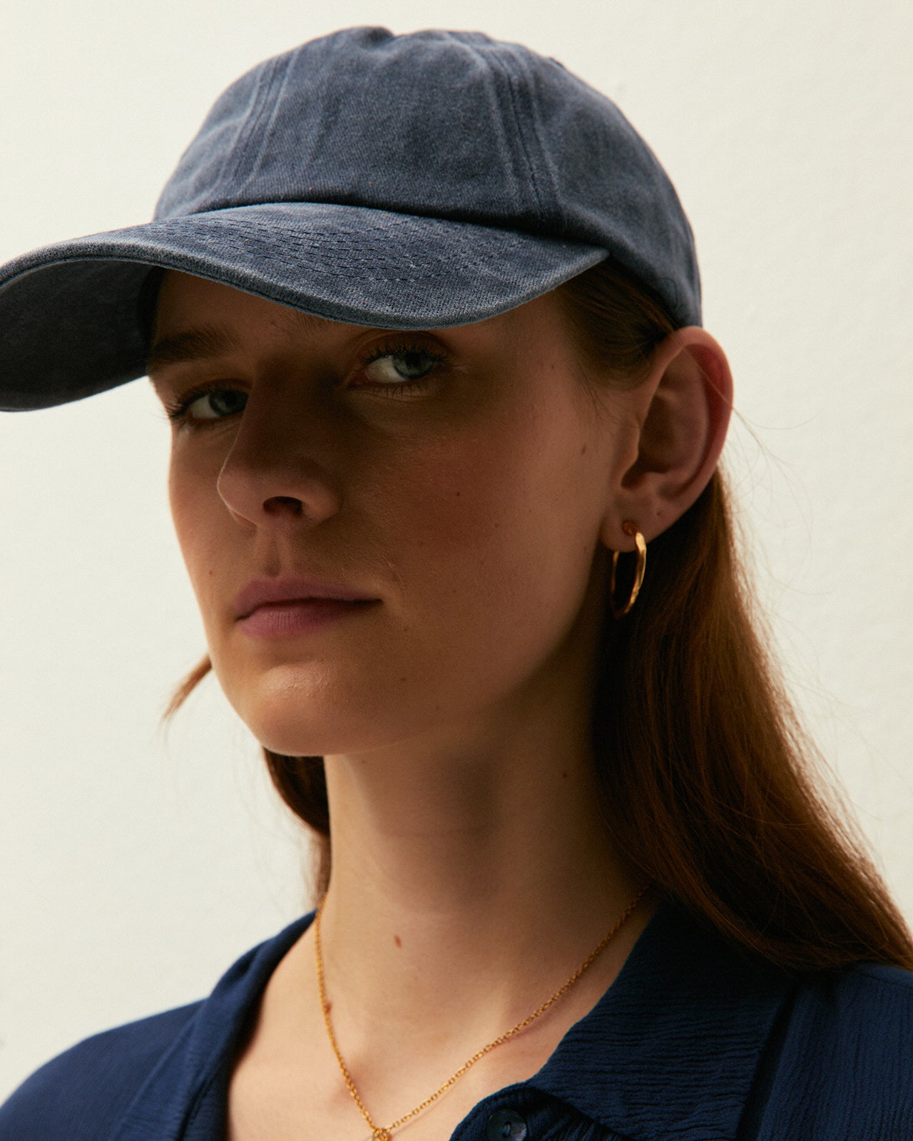 Gorra efecto tintura degastada