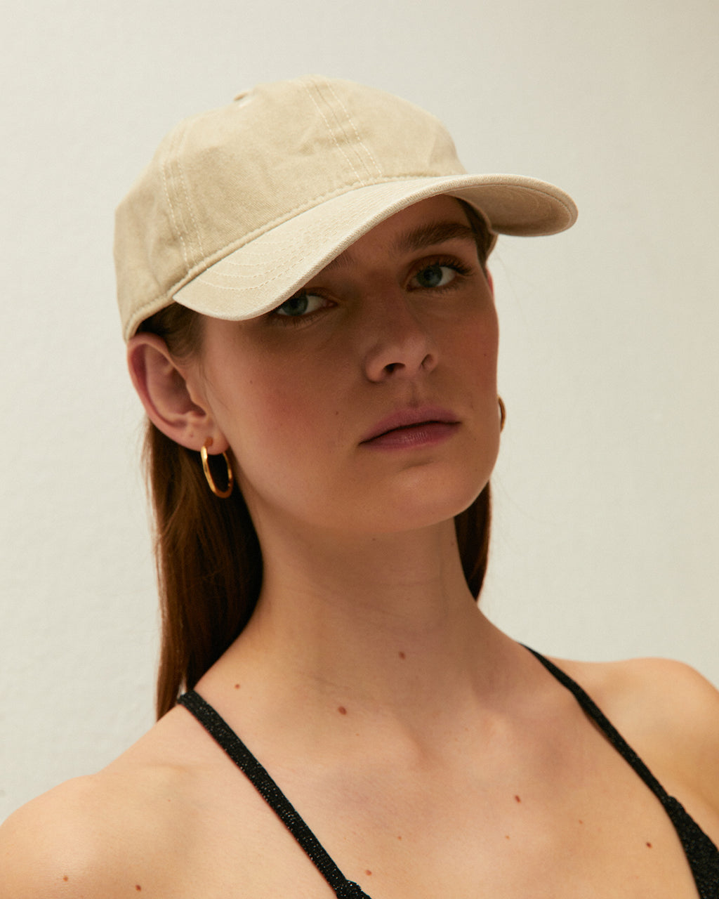 Gorra efecto tintura degastada