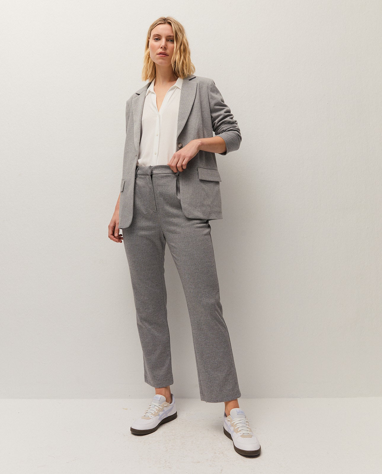 Herringbone trousers