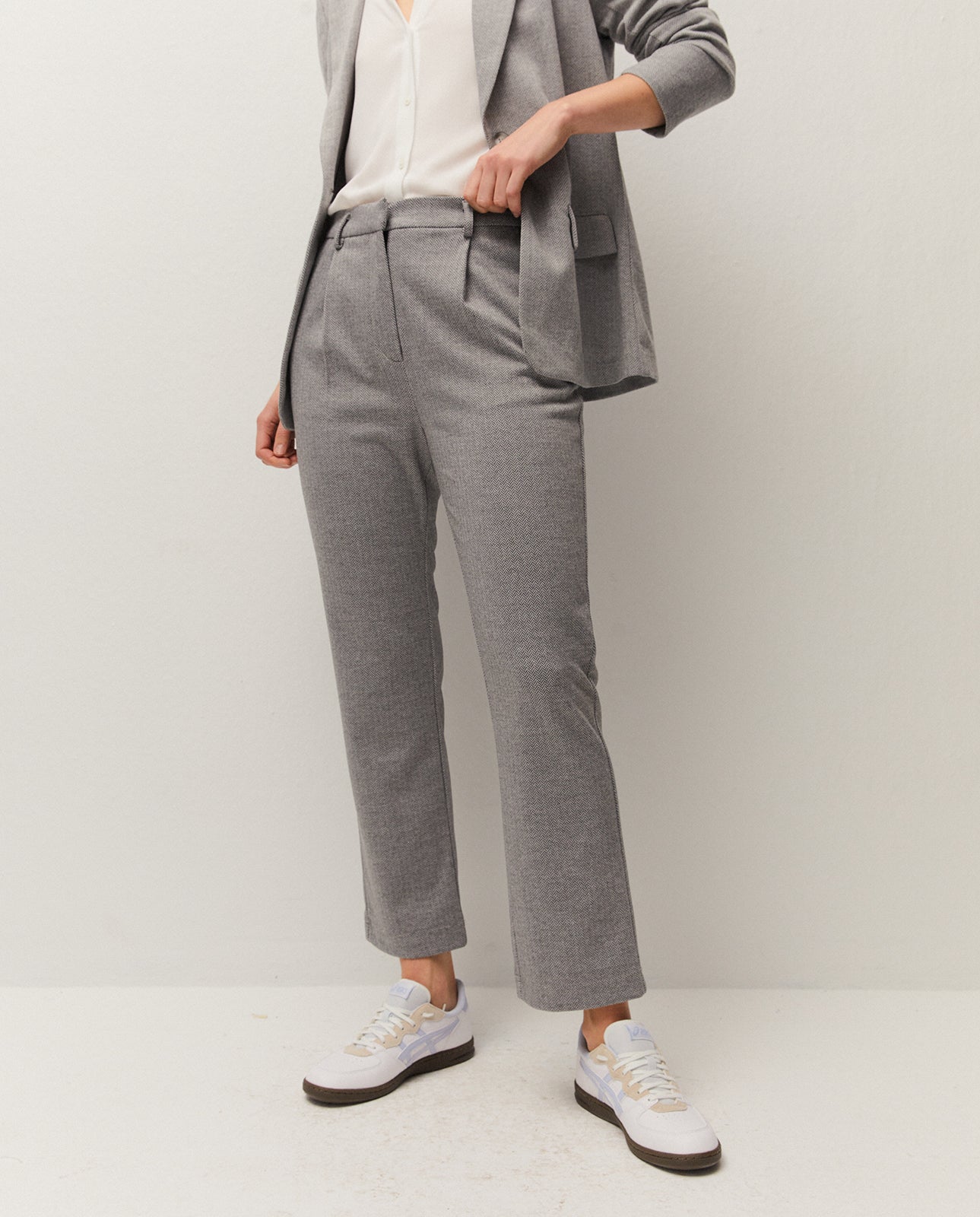 Herringbone trousers