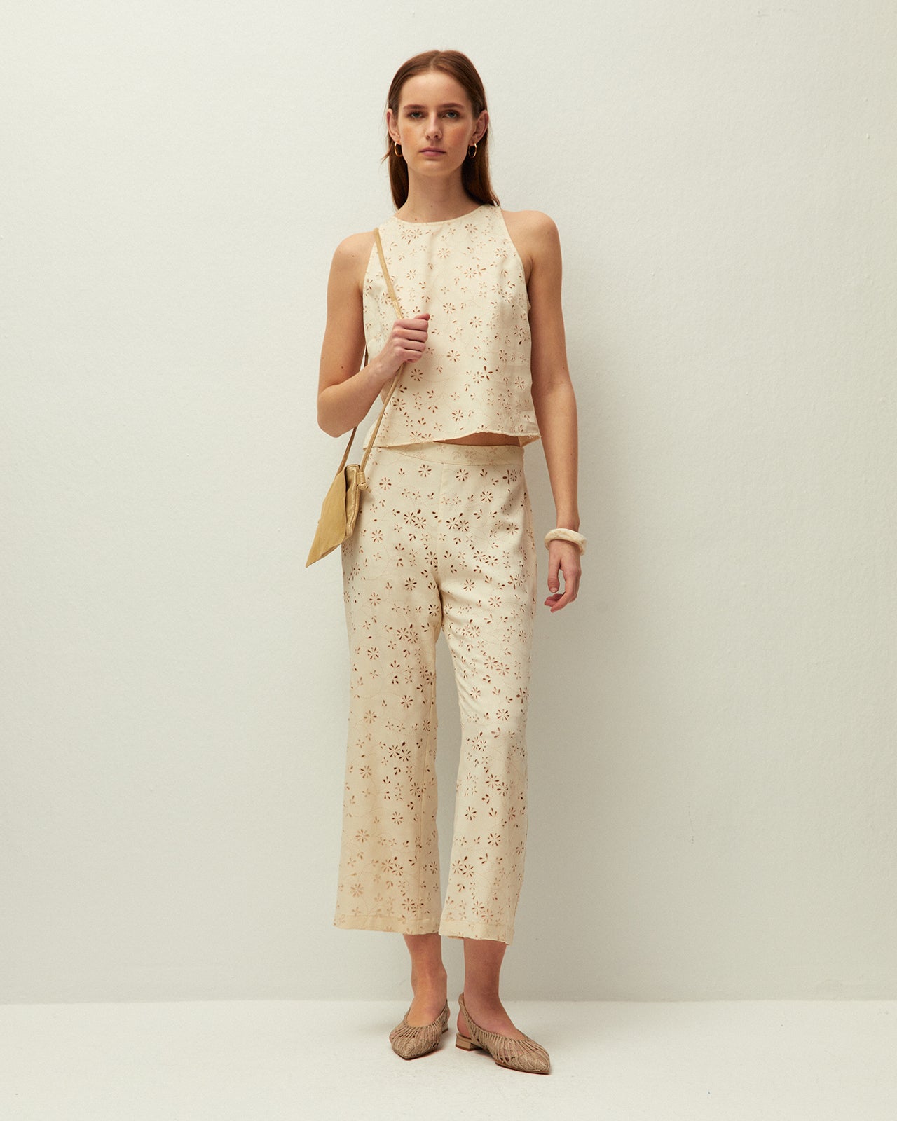 Capri crochet pants