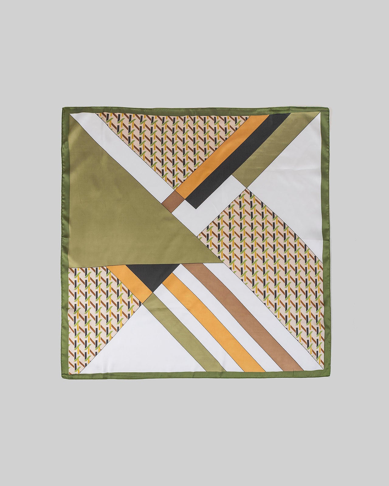 Foulard à imprimé géométrique