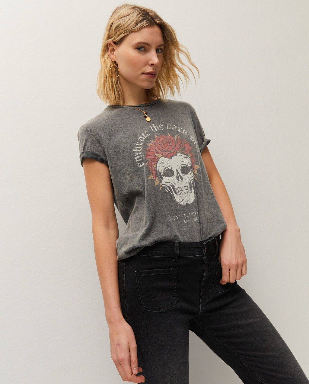 Pantalón denim bolsillos