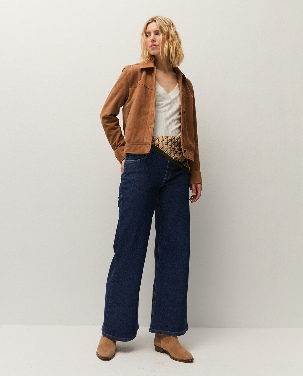 Pantalón denim indigo