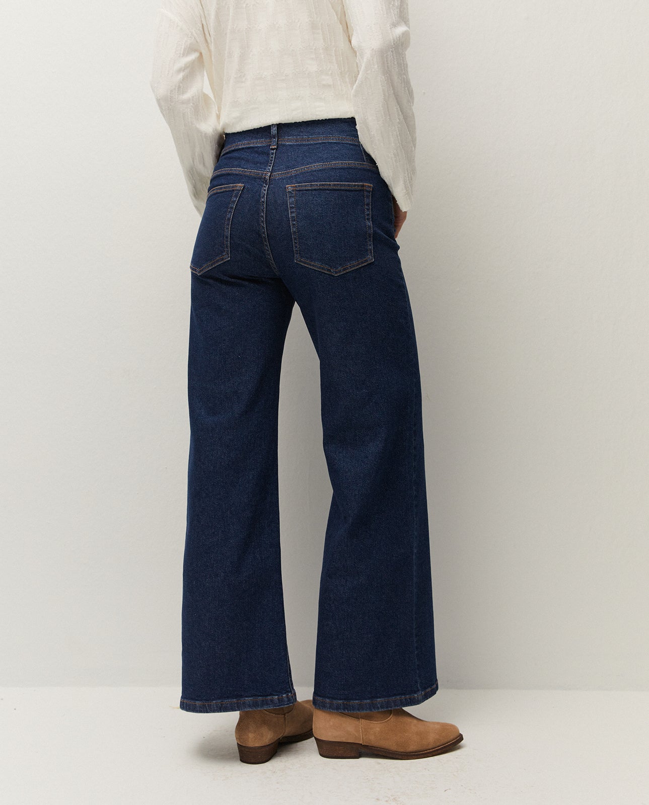 Pantalón denim índigo