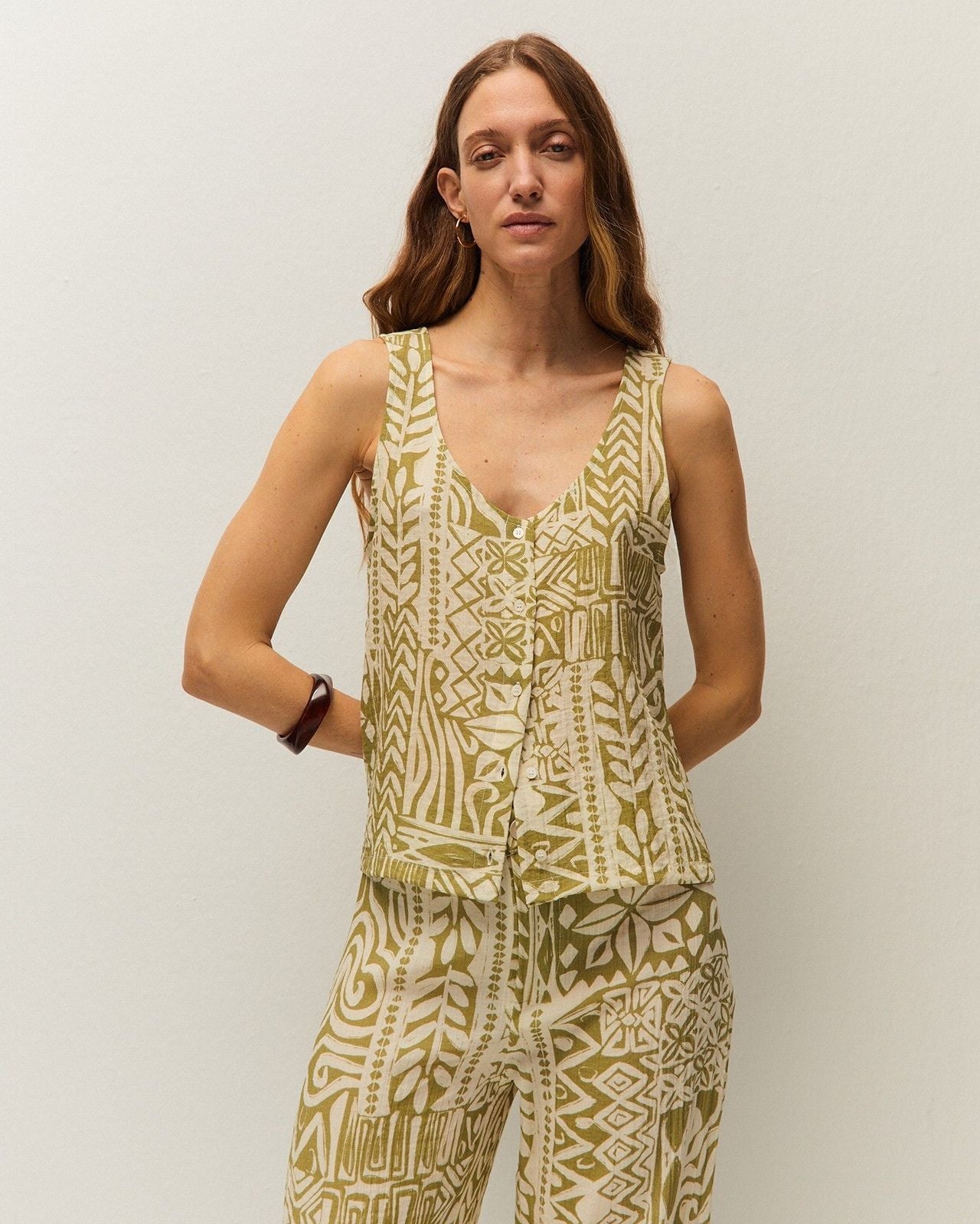 Ethnic print top