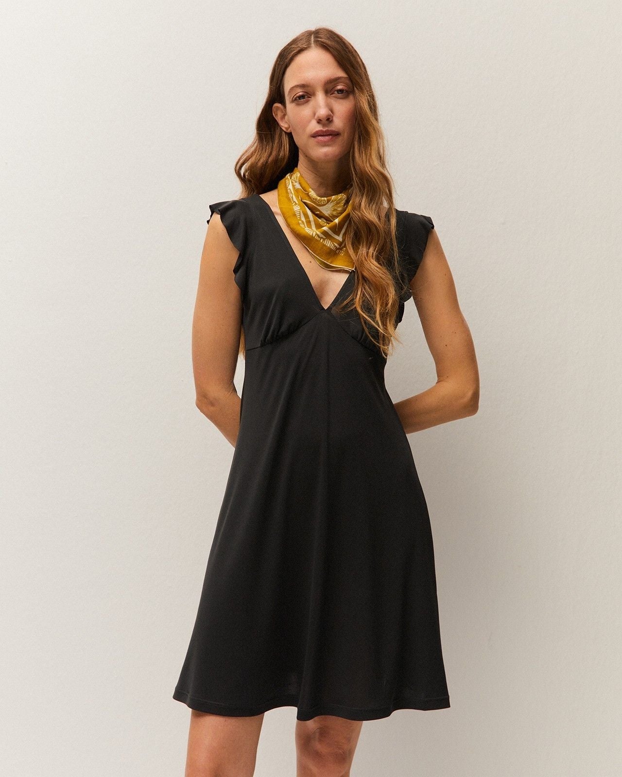 Ruffle mini dress
