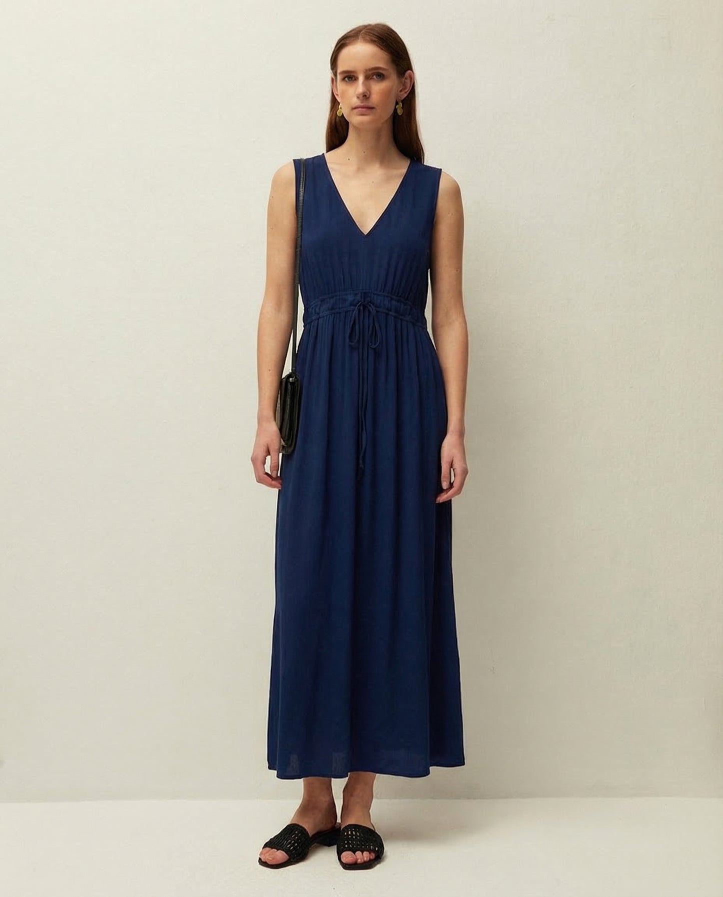 Long crinkled dress