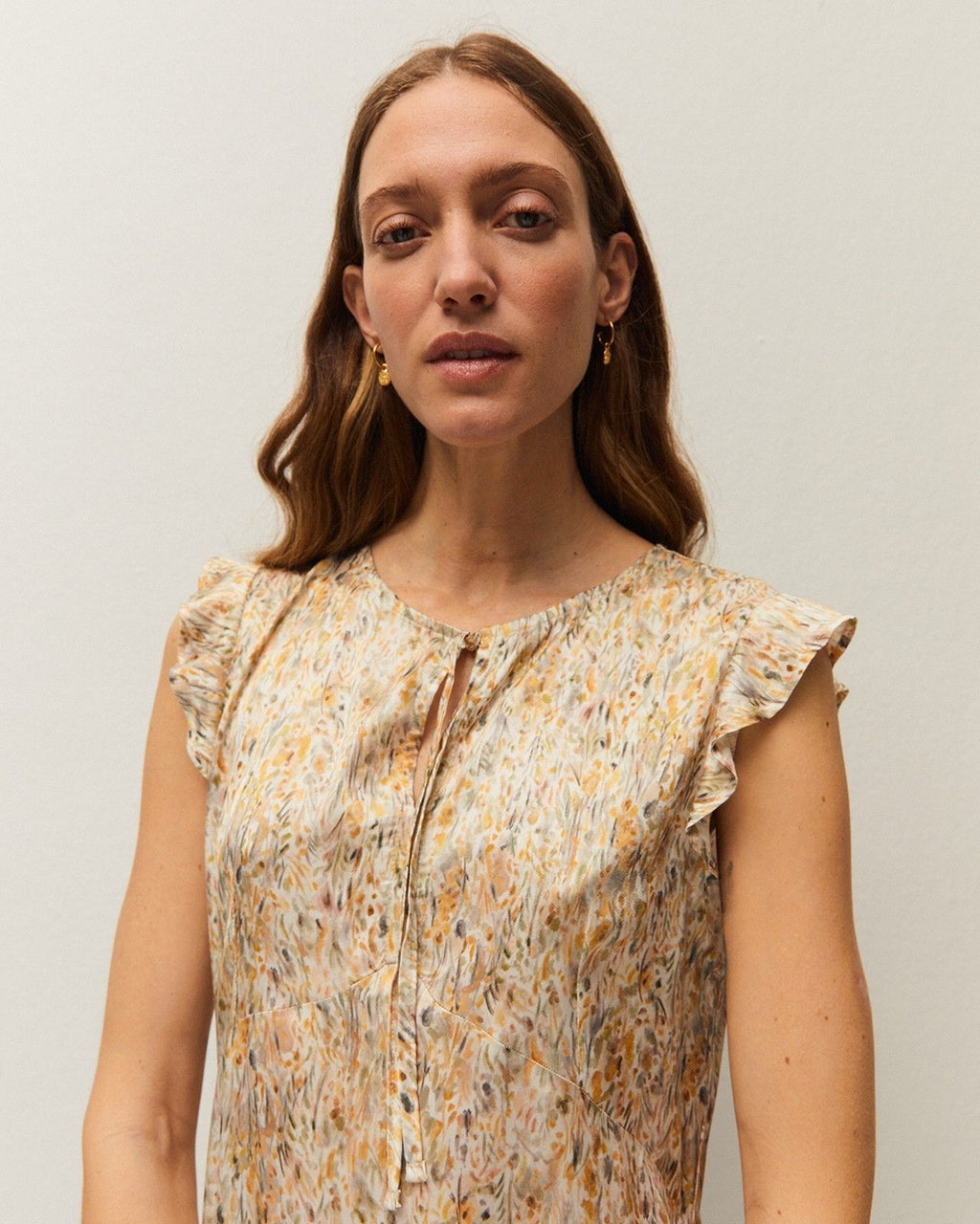 Floral print dress