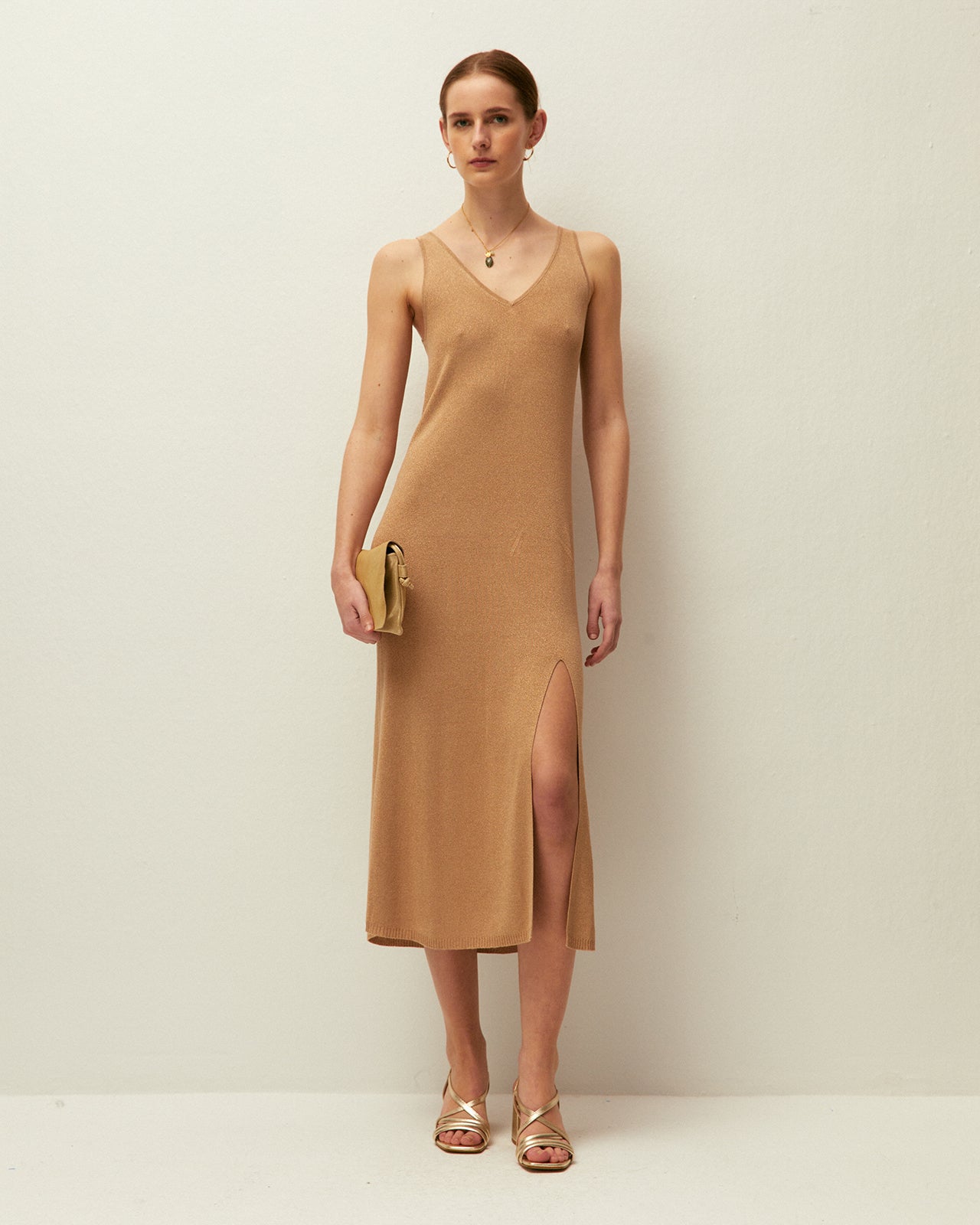 Robe ajourée en maille