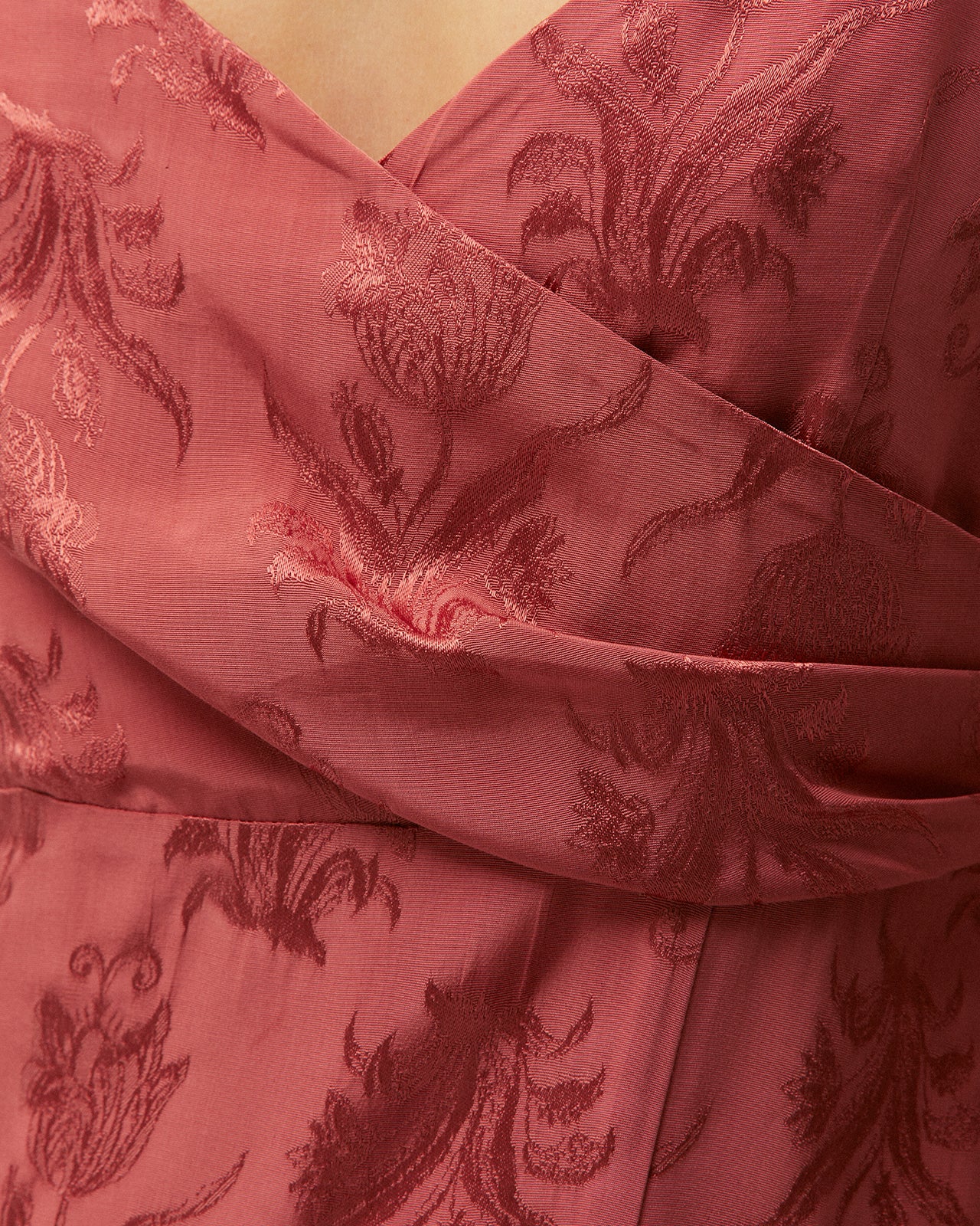 Jacquard maxi dress