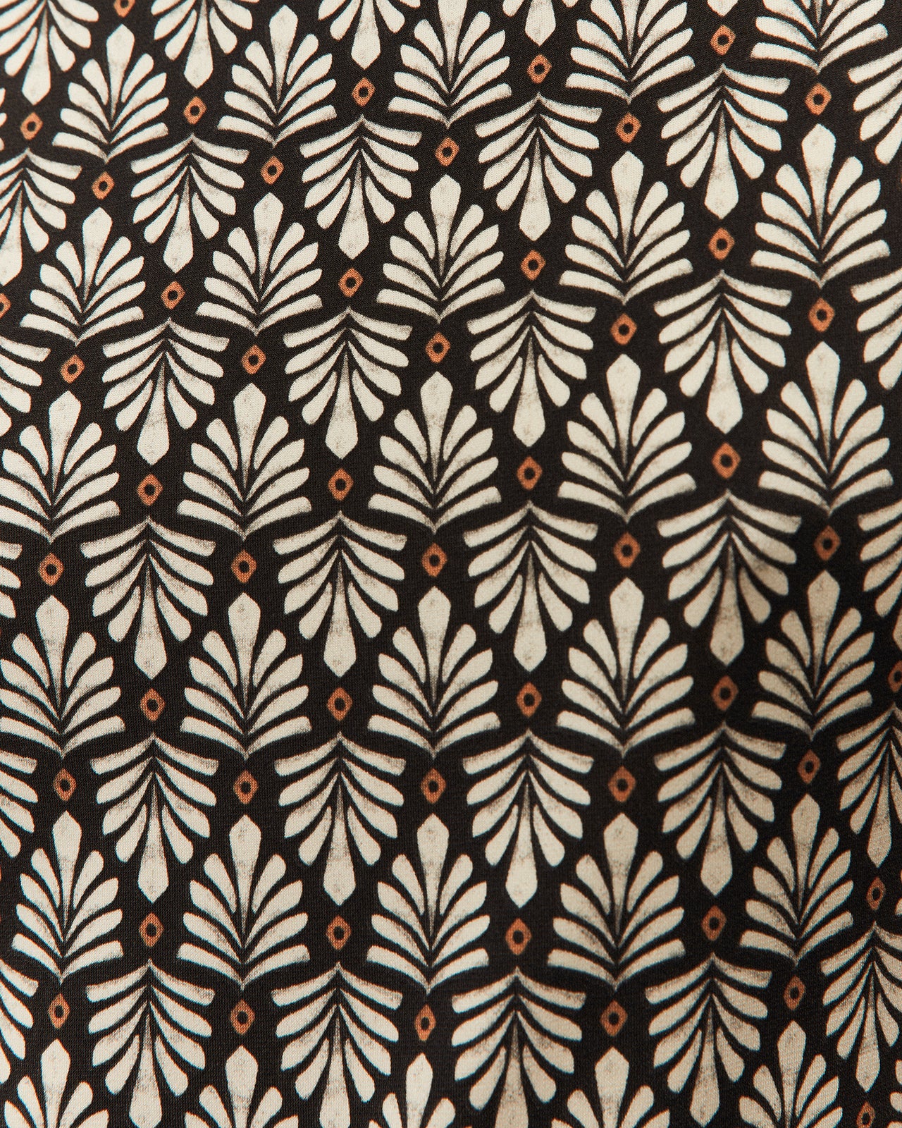 Robe imprimée froncée